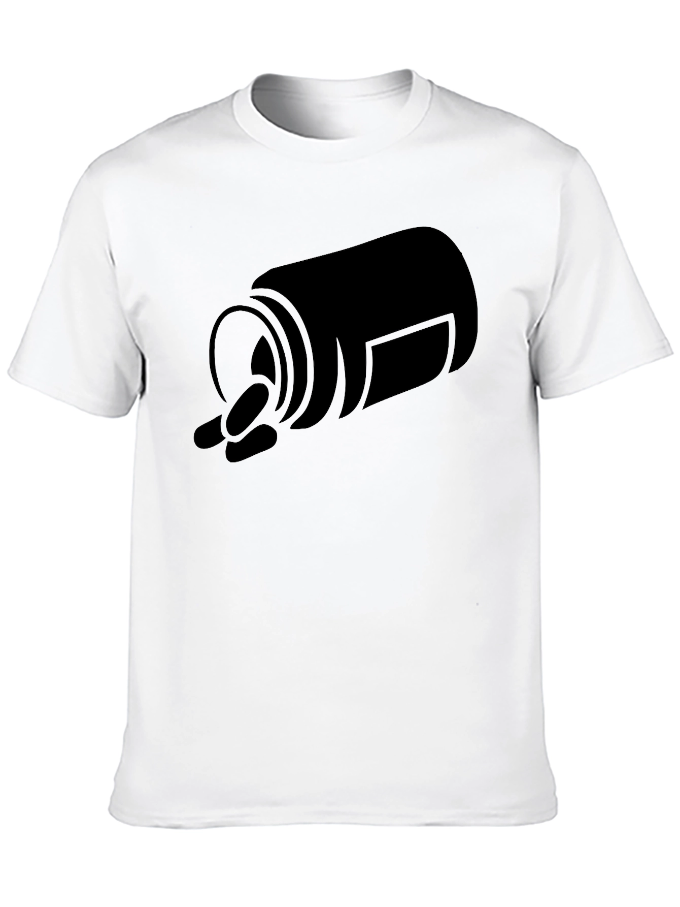 Pill Bottle Graphic Tee - Black Casual T-Shirt