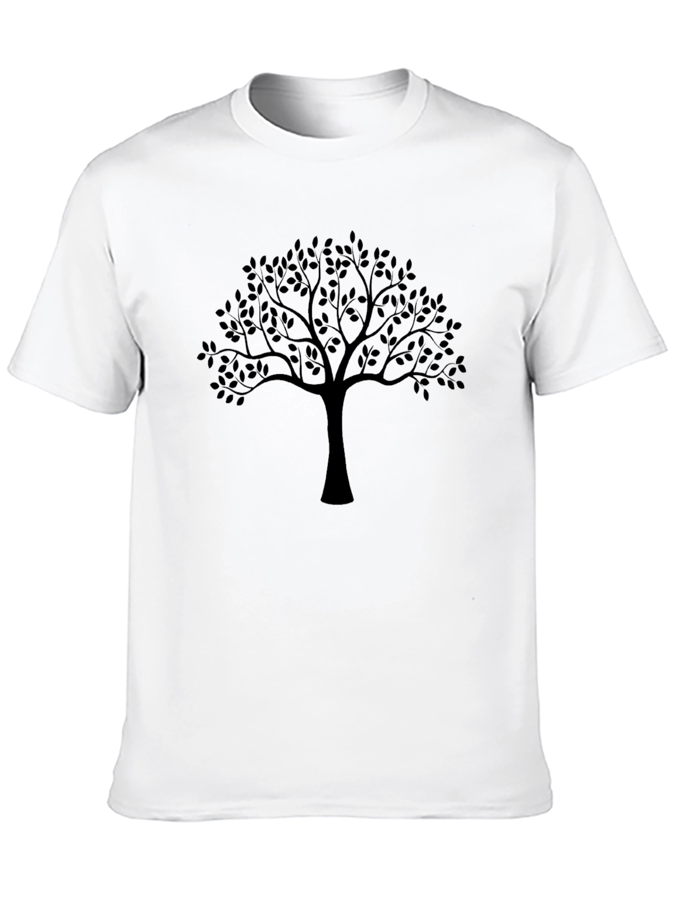 Black Tree Graphic Tee - Stylish Casual Comfort