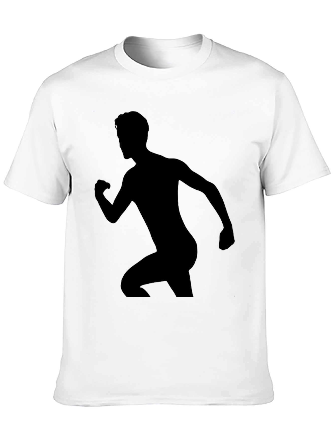Silhouette Runner Graphic Black T-Shirt