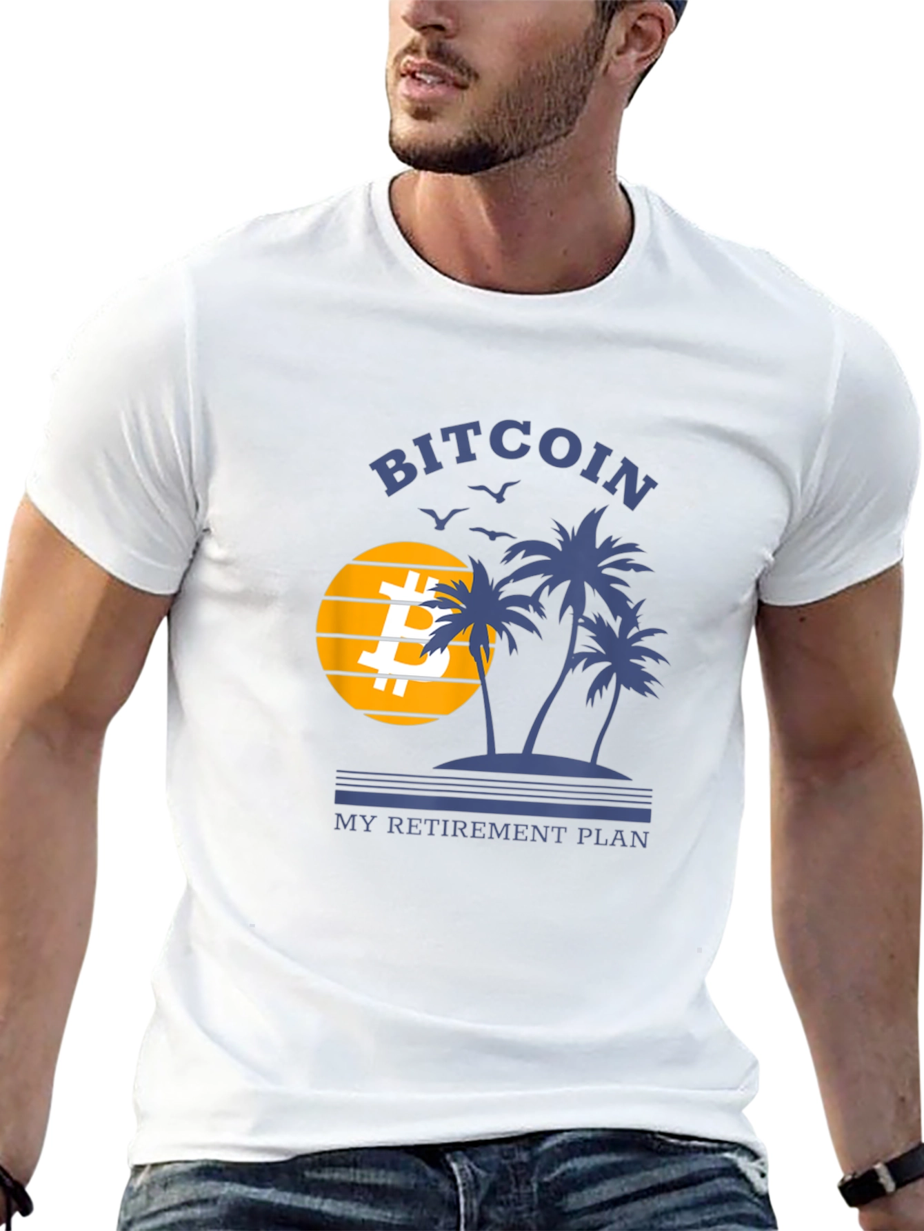 Bitcoin Retirement Plan Black T-Shirt