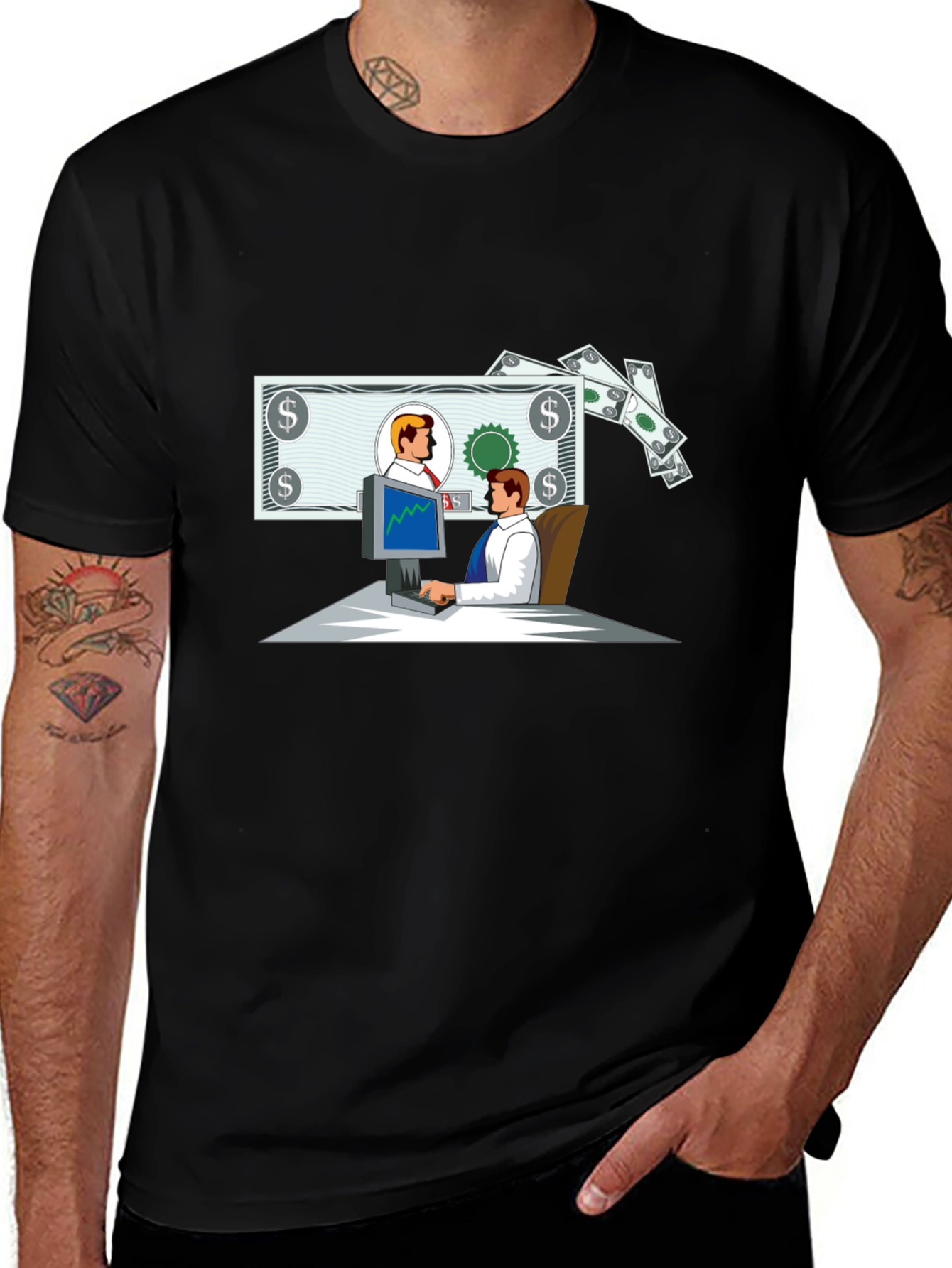 Financial Gains Graphic Tee