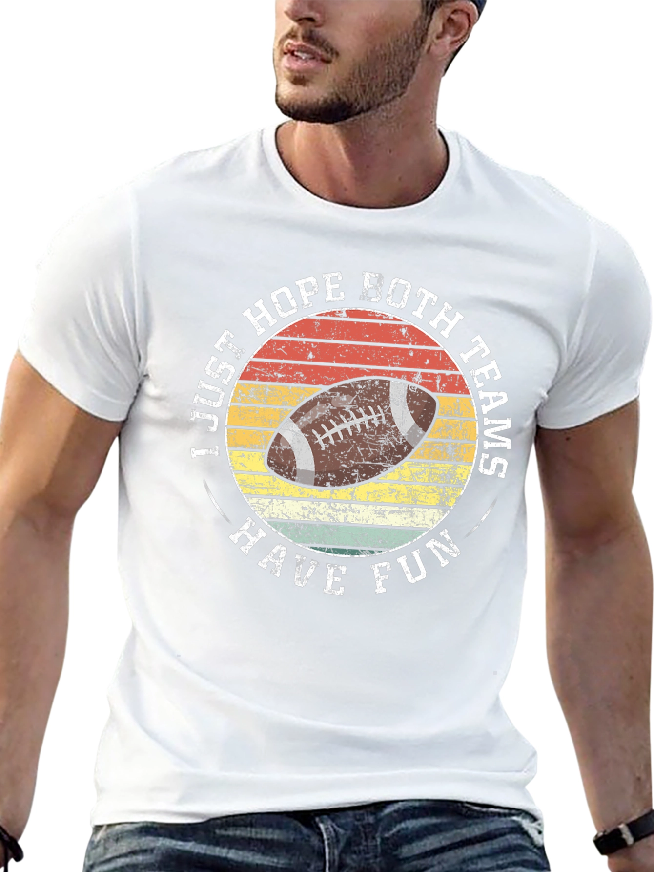 Retro Football T-Shirt - Hope Both Teams Have Fun!
