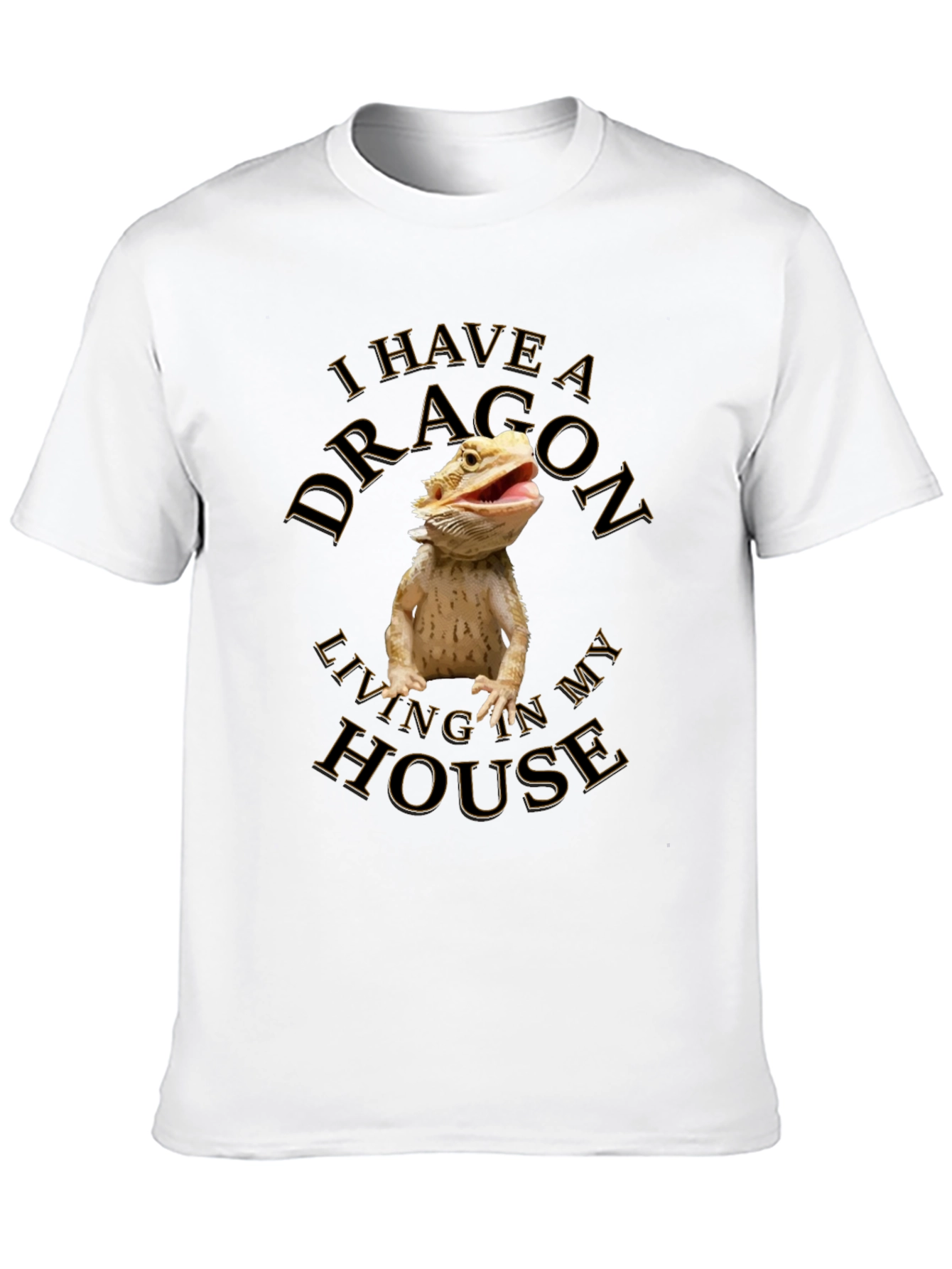 Dragon House T-Shirt - Bearded Dragon Pet Tee
