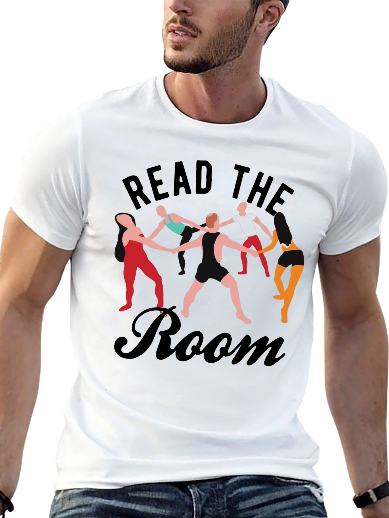 Read the Room Graphic Tee - Crew Neck