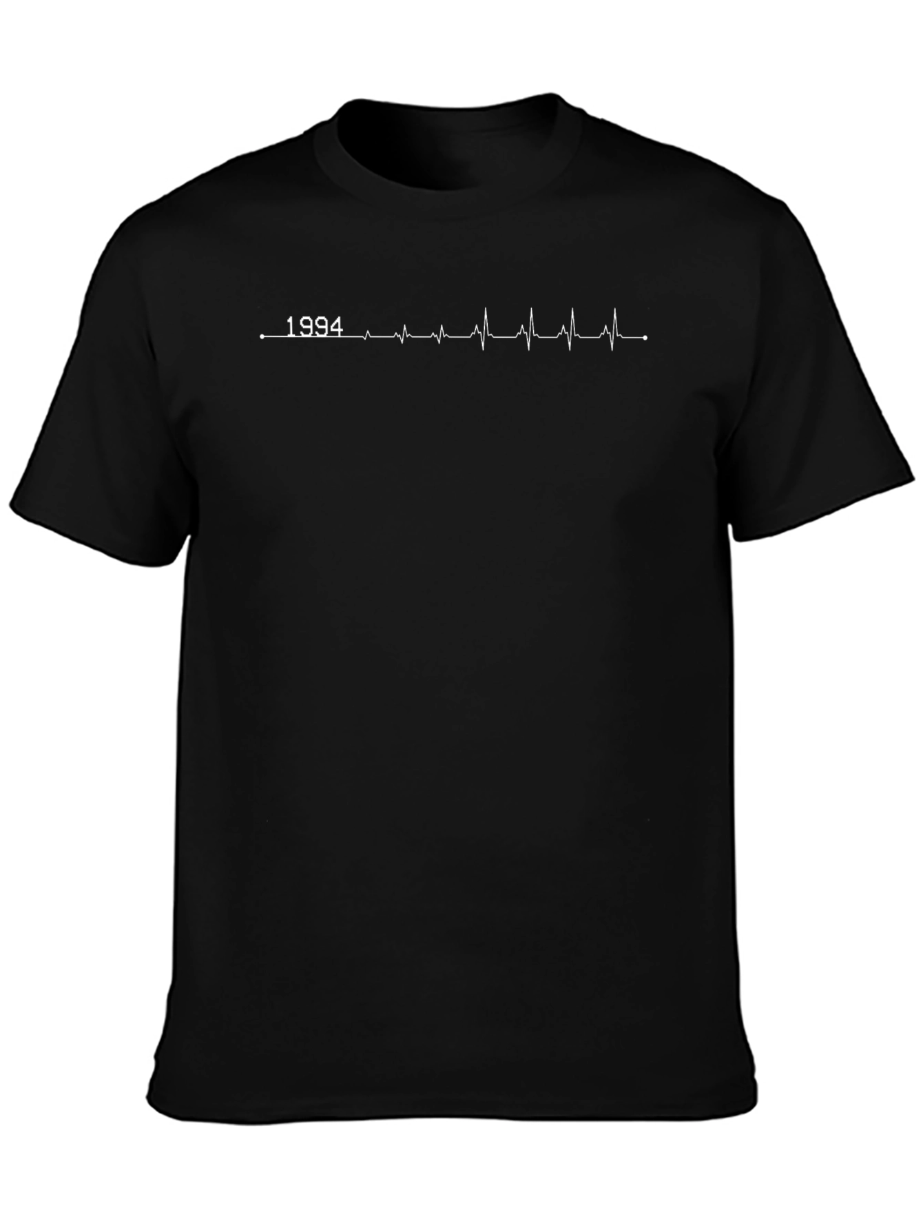1994 Heartbeat Graphic Tee - Unisex Black T-Shirt