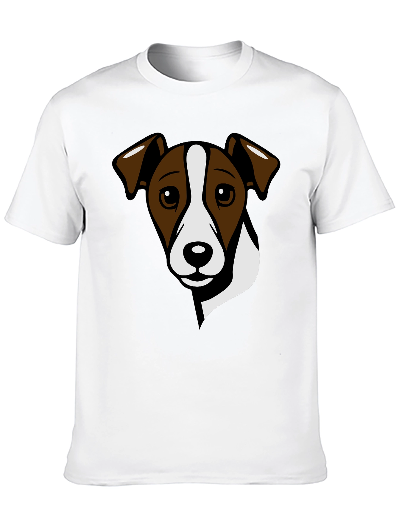 Dog Graphic Tee - Jack Russell Terrier Black T-Shirt