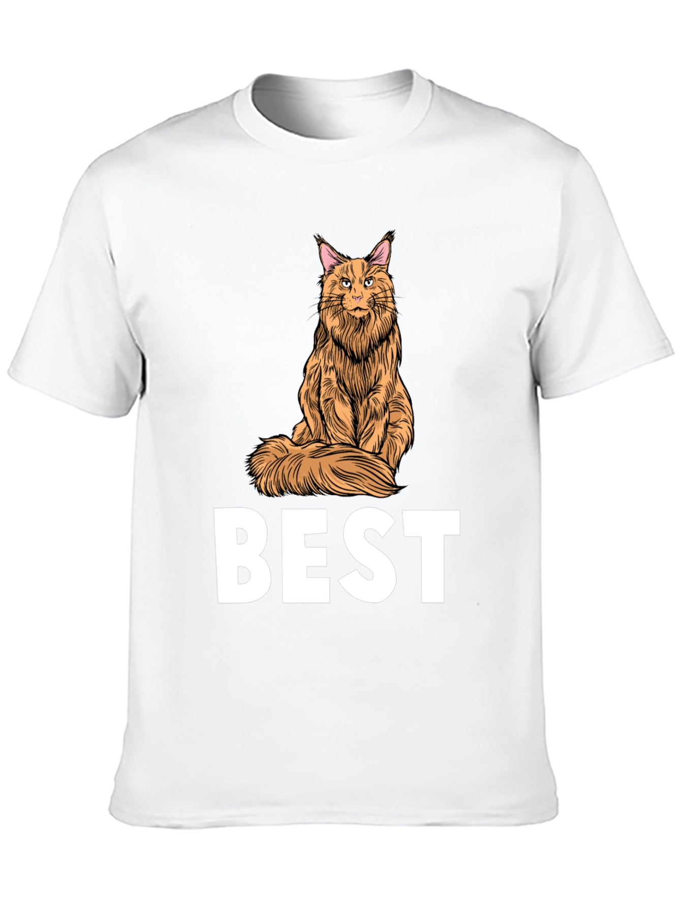 Best Cat Maine Coon T-Shirt Funny Gift Idea