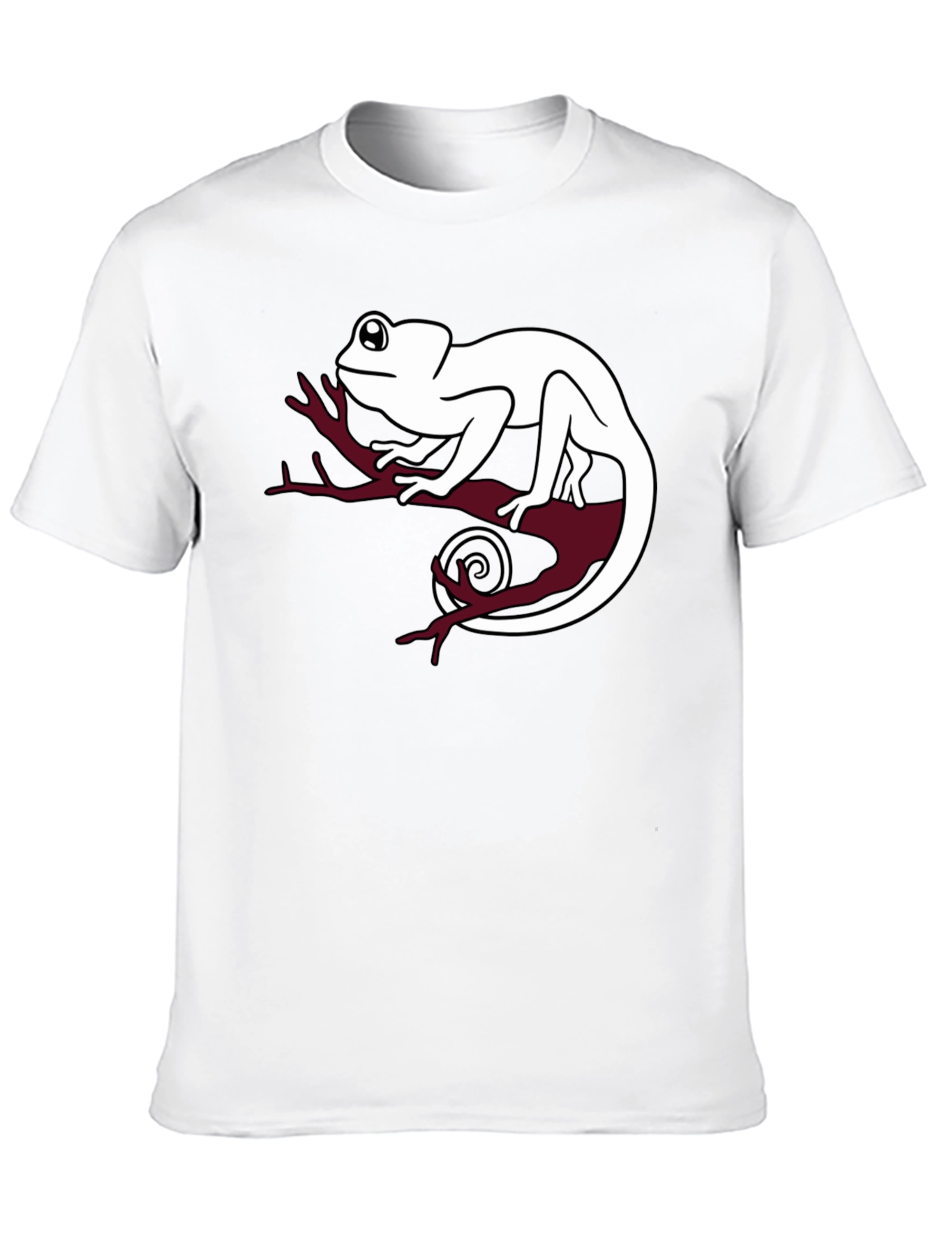 Chameleon Graphic T-Shirt - Cool Reptile Design