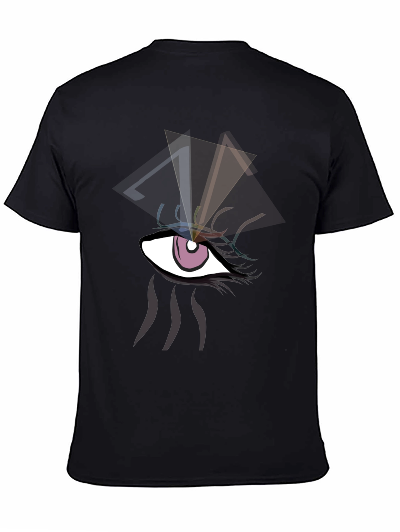 Eye Graphic Black T-Shirt