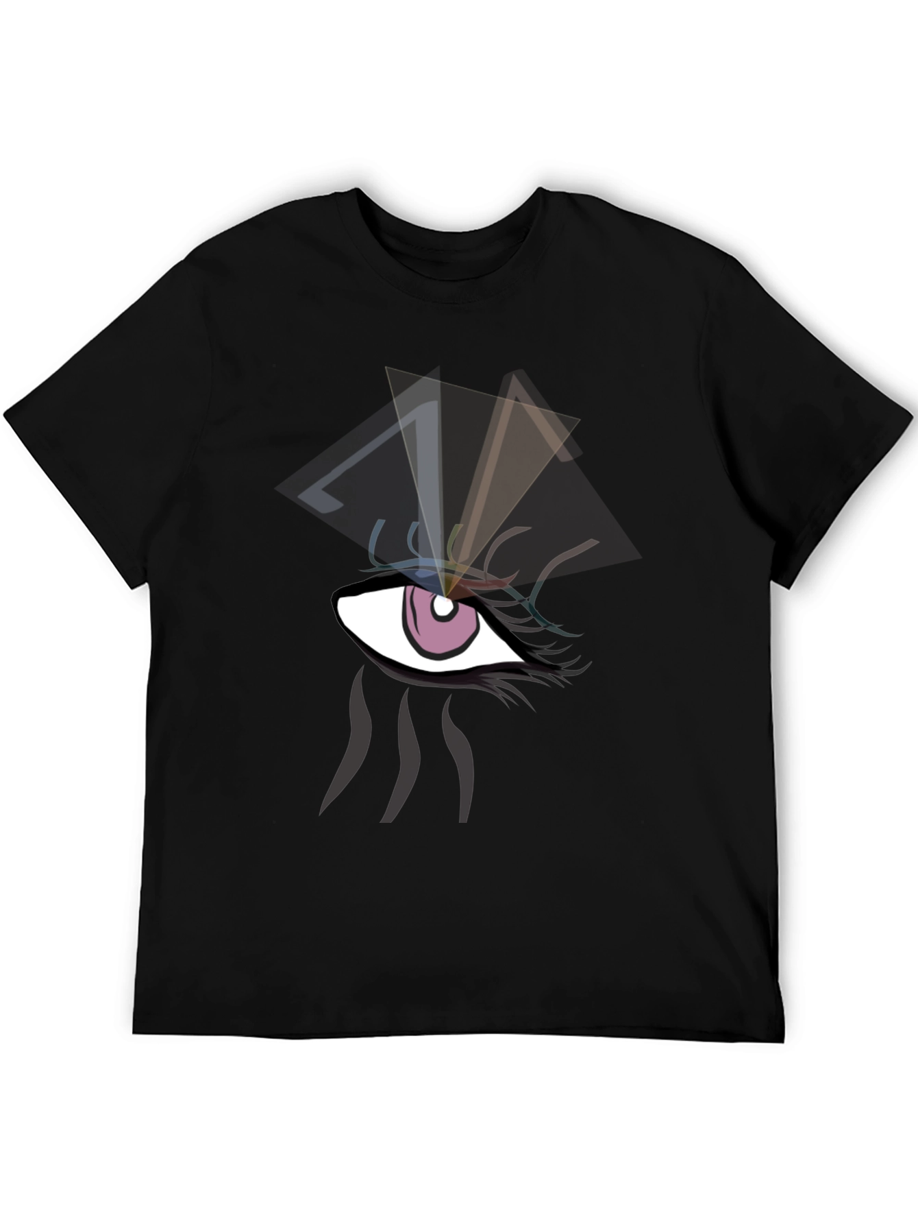 Eye Graphic Black T-Shirt