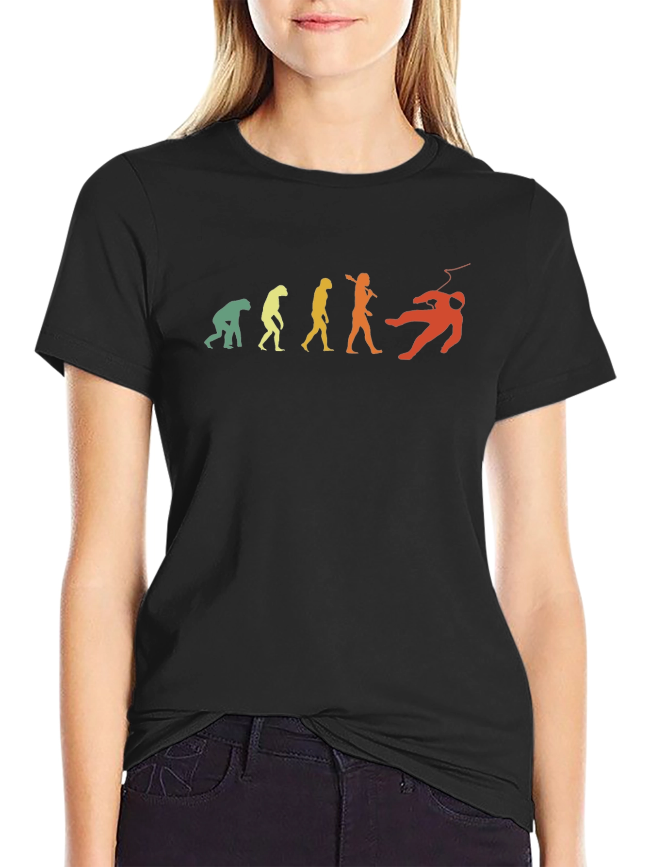 Evolution to Space T-Shirt - Funny Astronaut Tee
