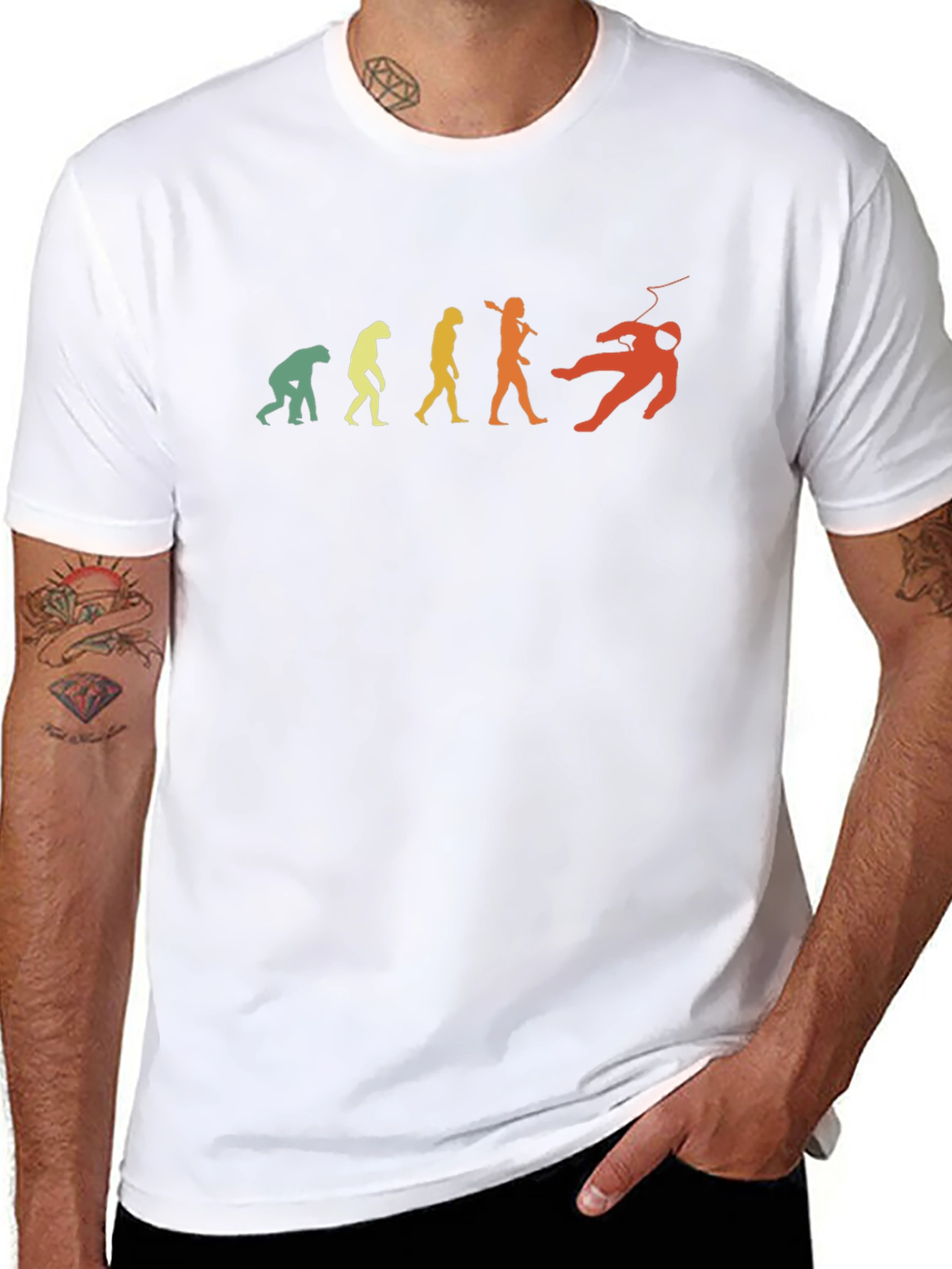 Evolution to Space T-Shirt - Funny Astronaut Tee