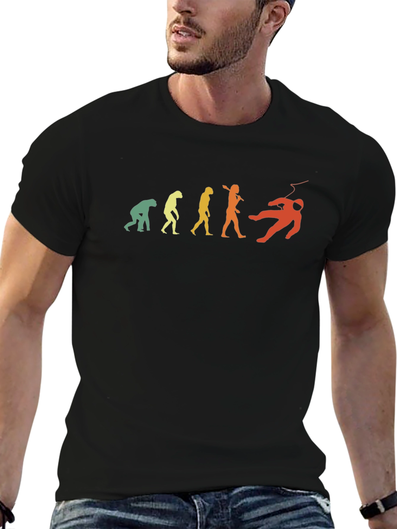 Evolution to Space T-Shirt - Funny Astronaut Tee