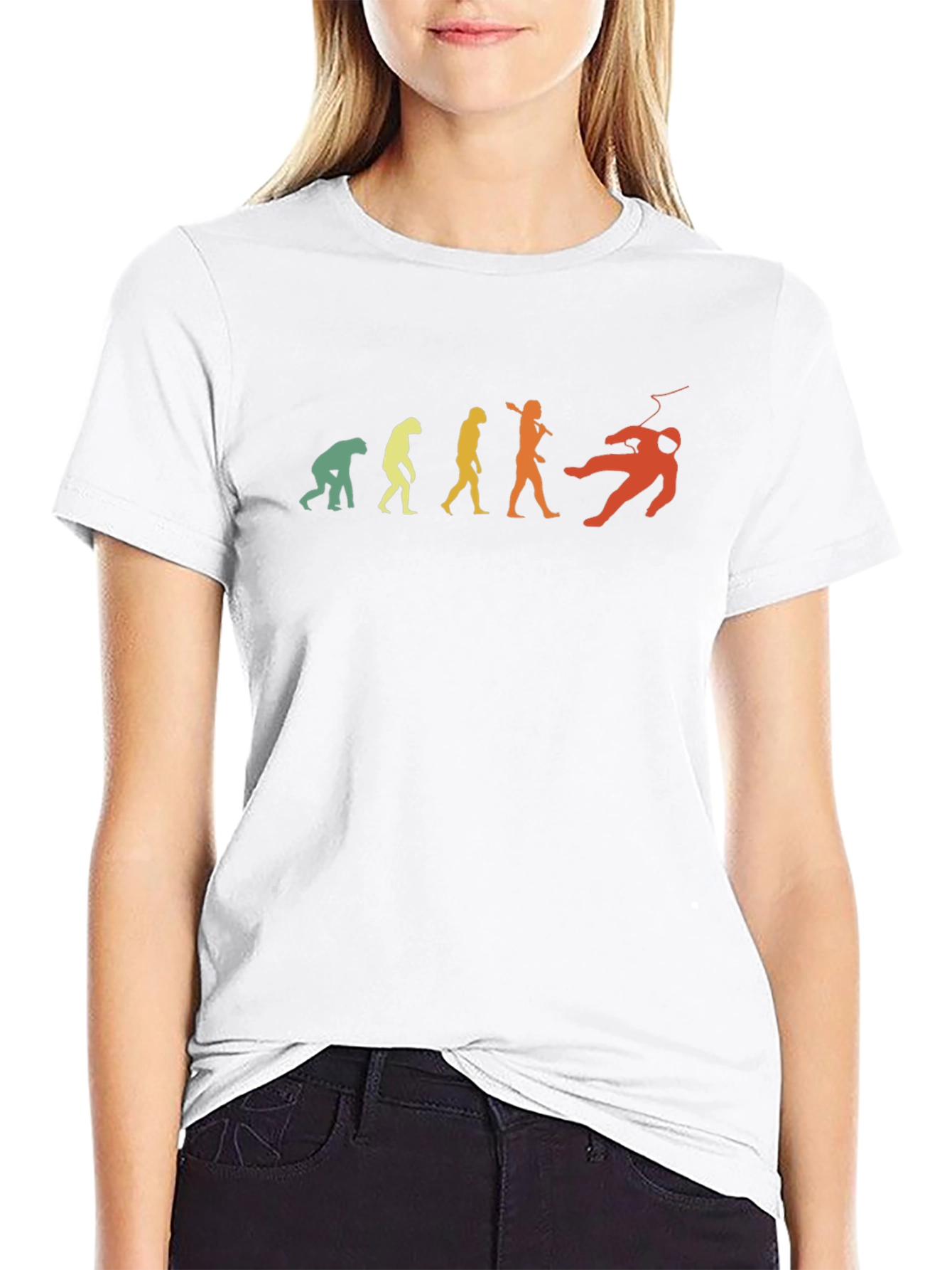 Evolution to Space T-Shirt - Funny Astronaut Tee