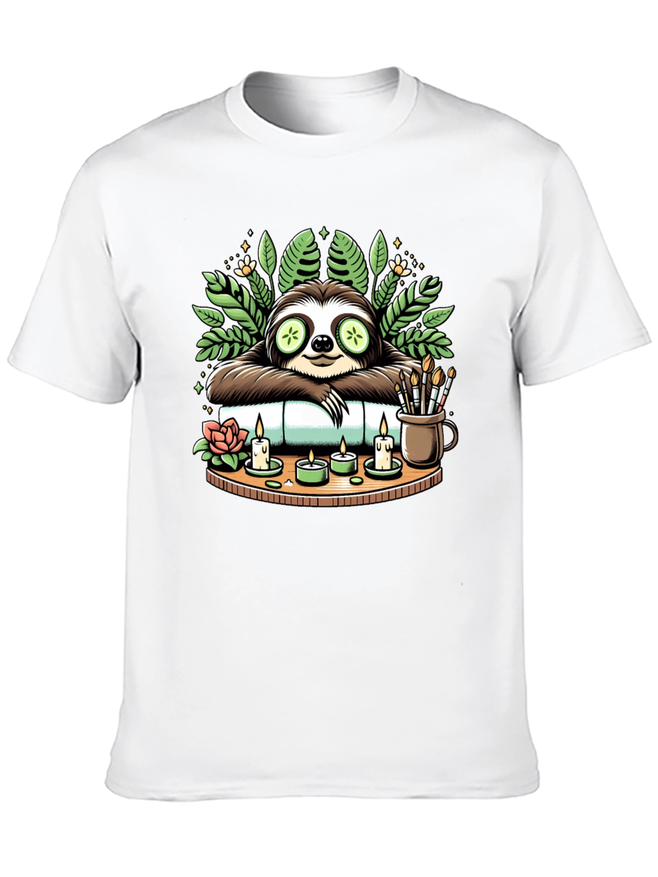 Relaxing Sloth Spa Day T-Shirt