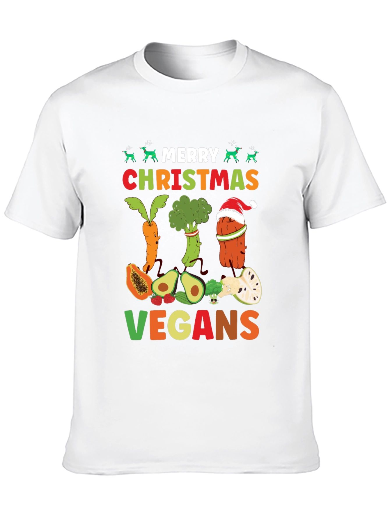 Merry Christmas Vegan T-Shirt
