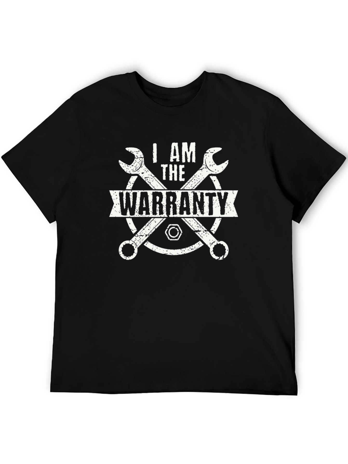 I Am The Warranty Graphic T-Shirt - Black