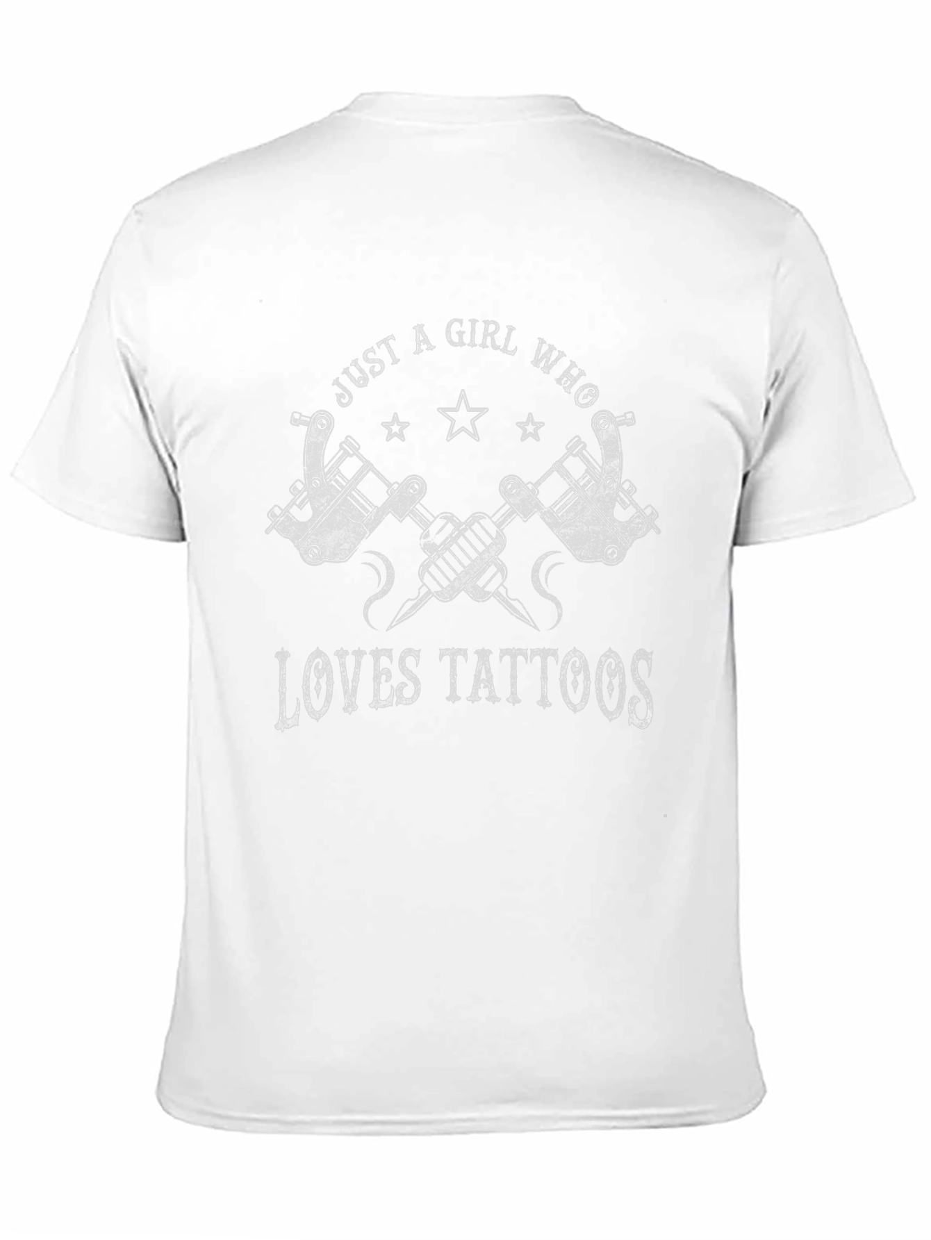 Just A Girl Who Loves Tattoos Graphic Tee