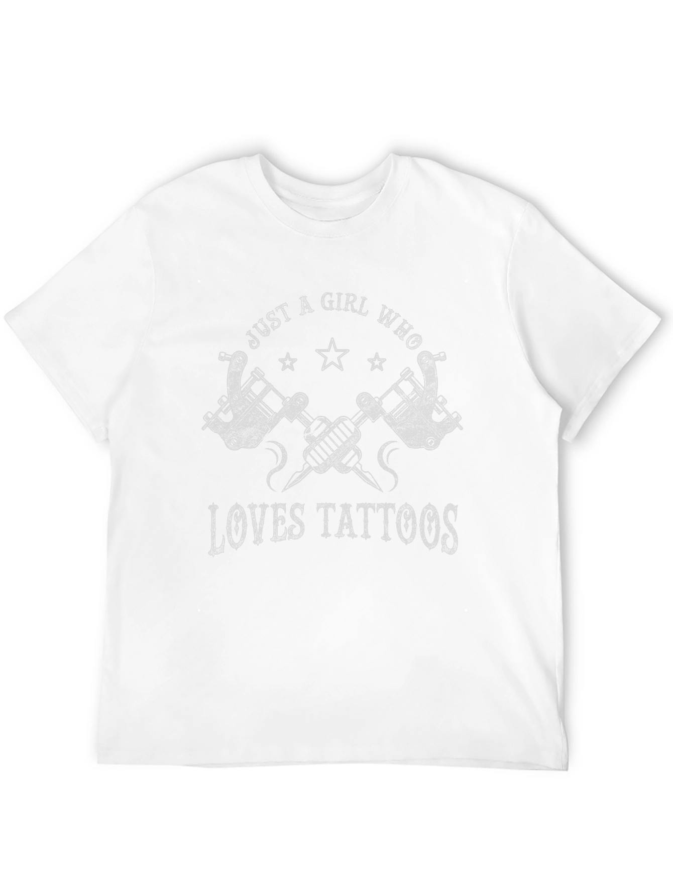 Just A Girl Who Loves Tattoos Graphic Tee