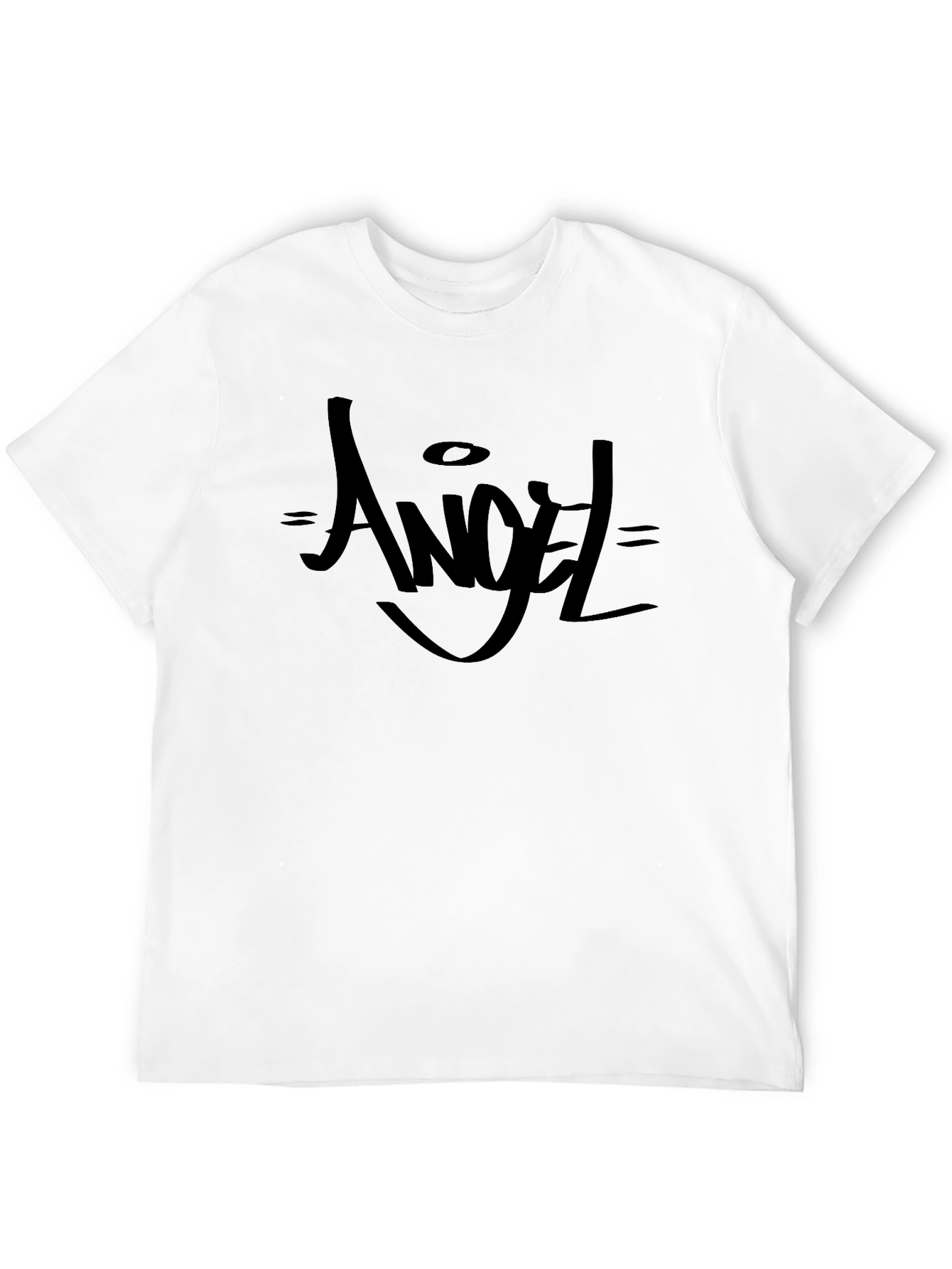 Angel Graphic Black T-Shirt