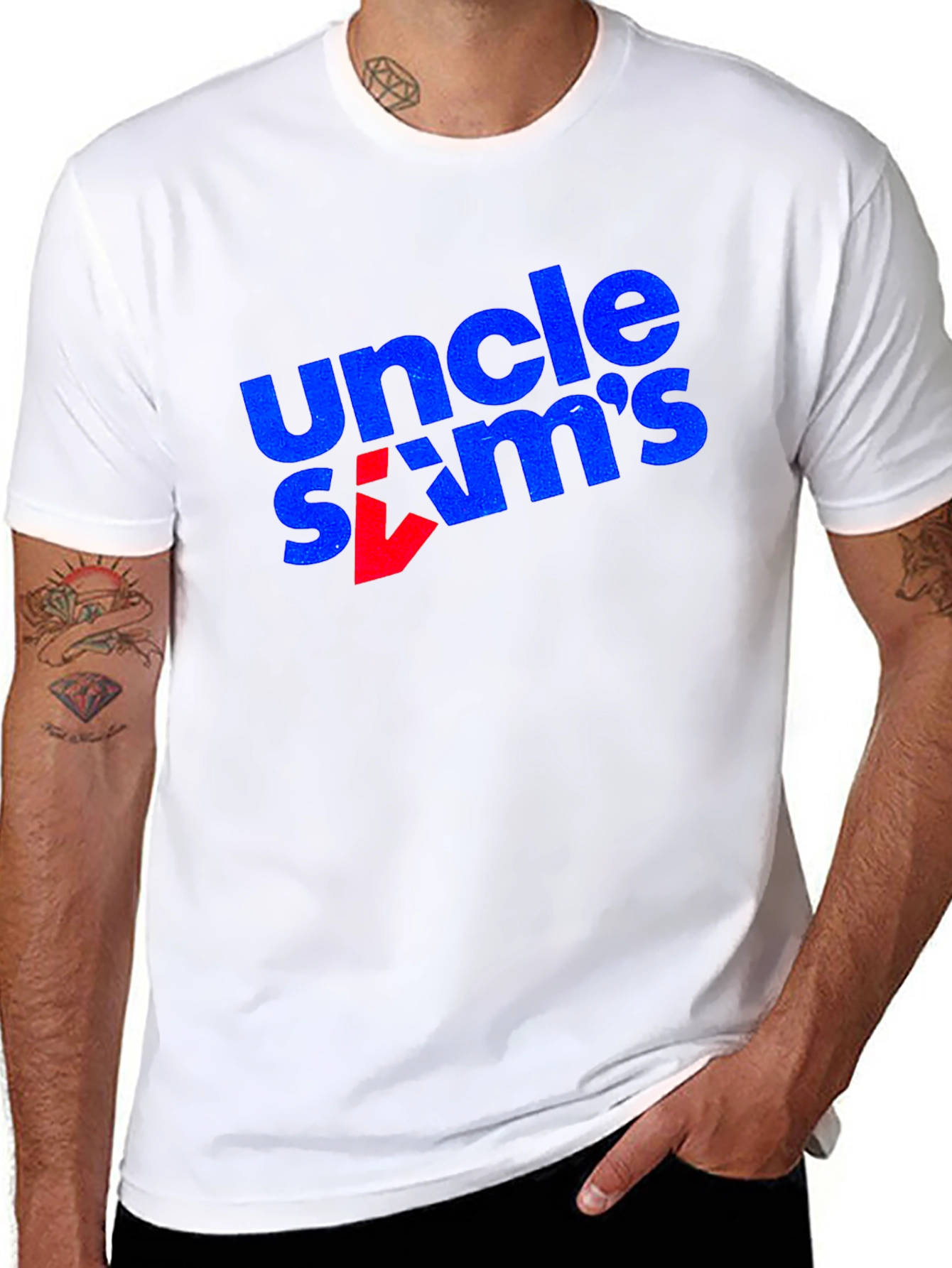 Uncle Sams Graphic Tee - Patriotic T-Shirt