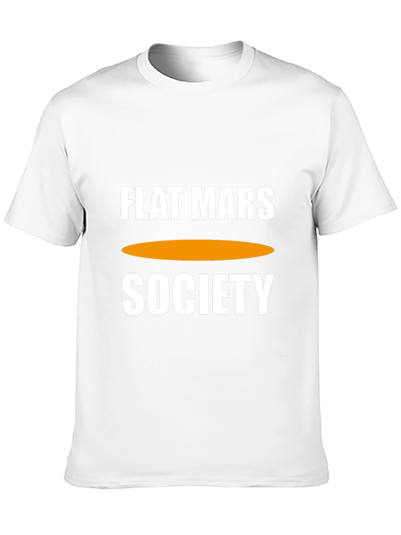 Flat Mars Society Graphic Tee - Black Cotton