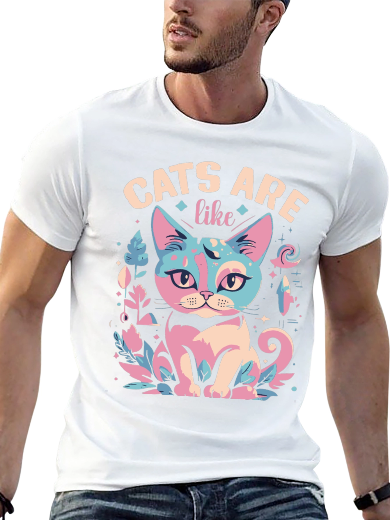 Cats Are Like T-Shirt - Unique Design