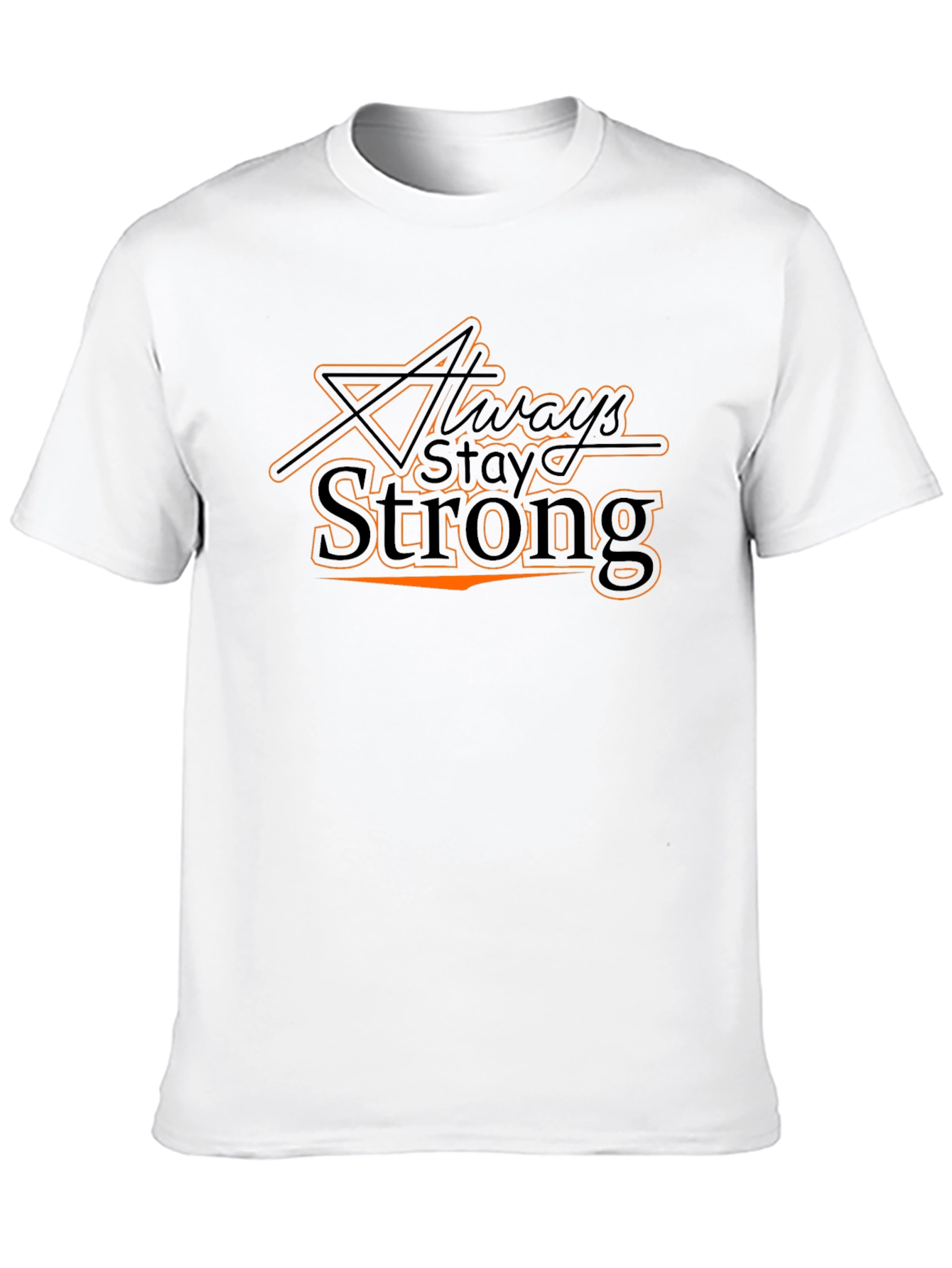 Always Stay Strong Graphic T-Shirt - Black