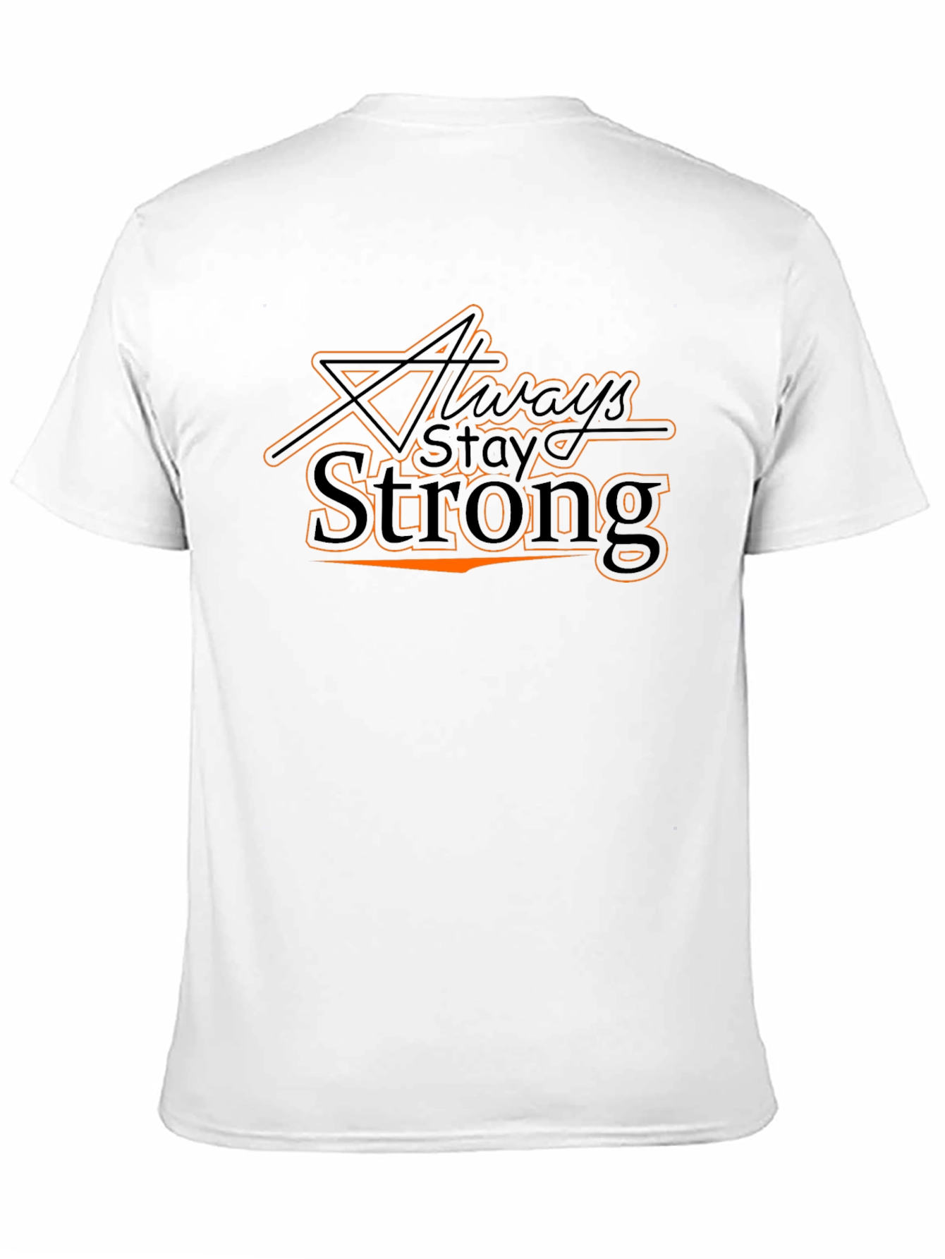 Always Stay Strong Graphic T-Shirt - Black