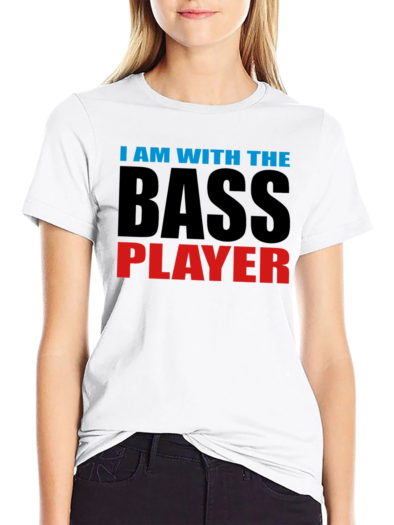 I am with the Bass Player Graphic T-Shirt