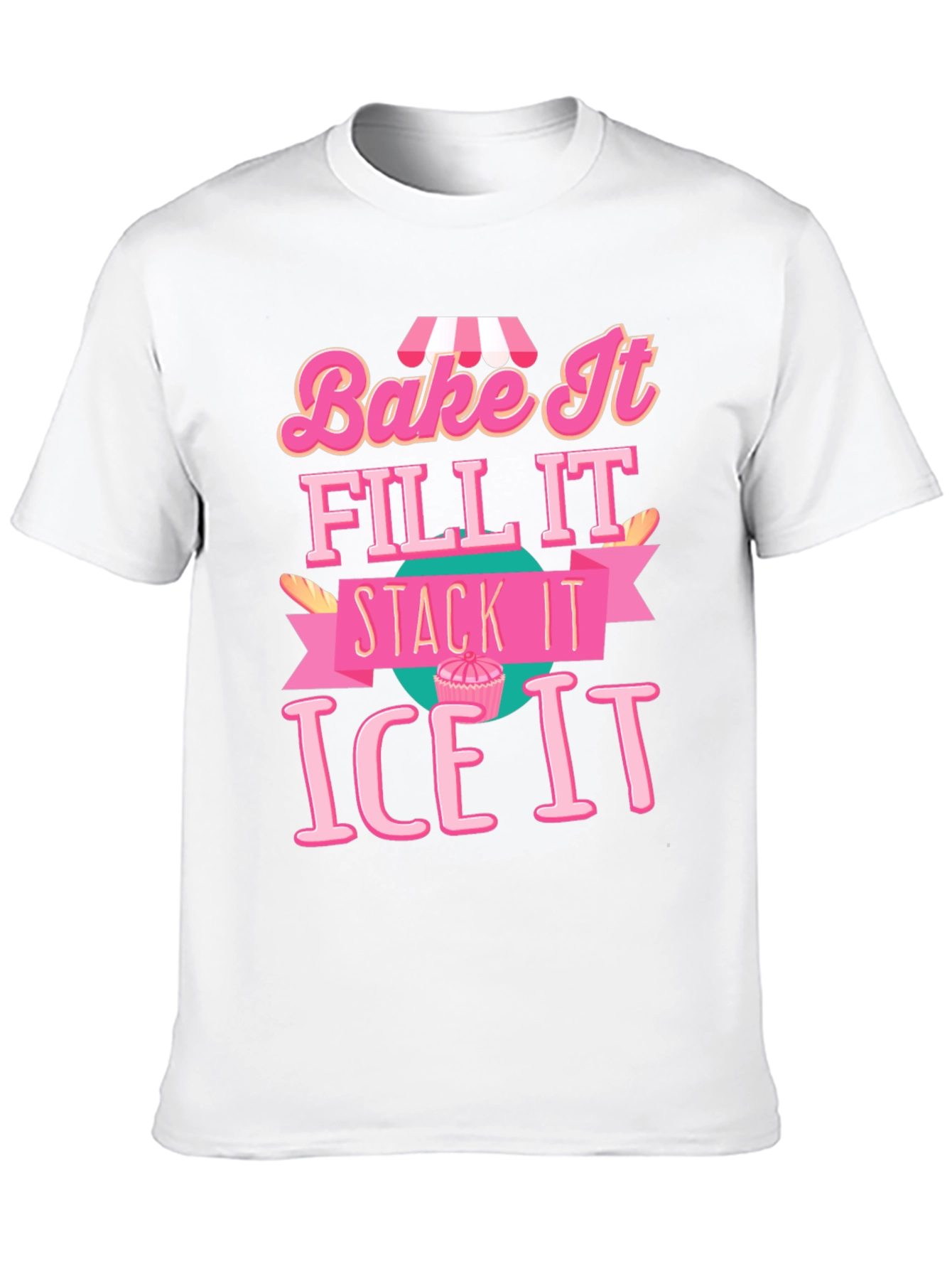 Bake It Ice It Graphic T-Shirt