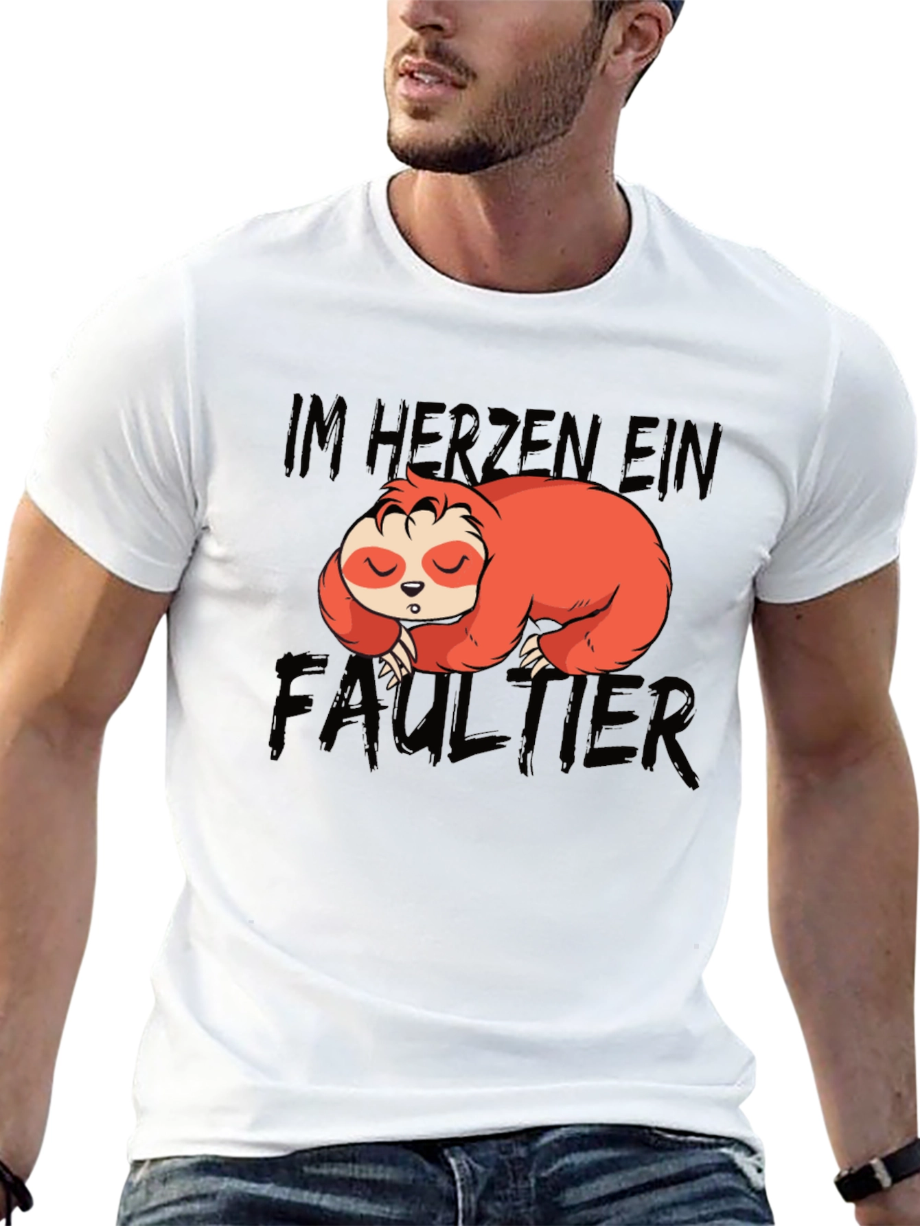 Im Herzen Ein Faultier Sloth Graphic T-Shirt