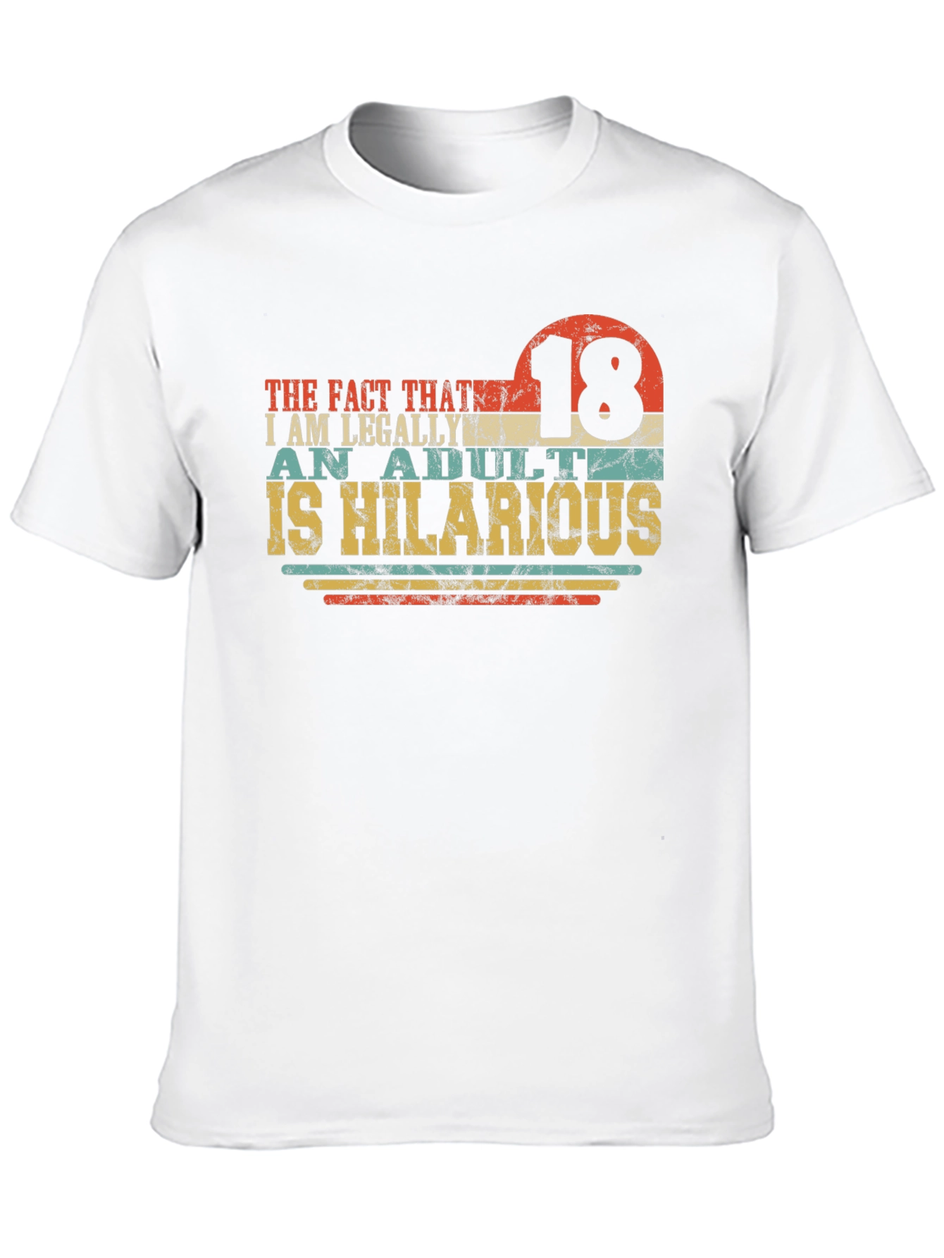18th Birthday Funny Adult T-Shirt