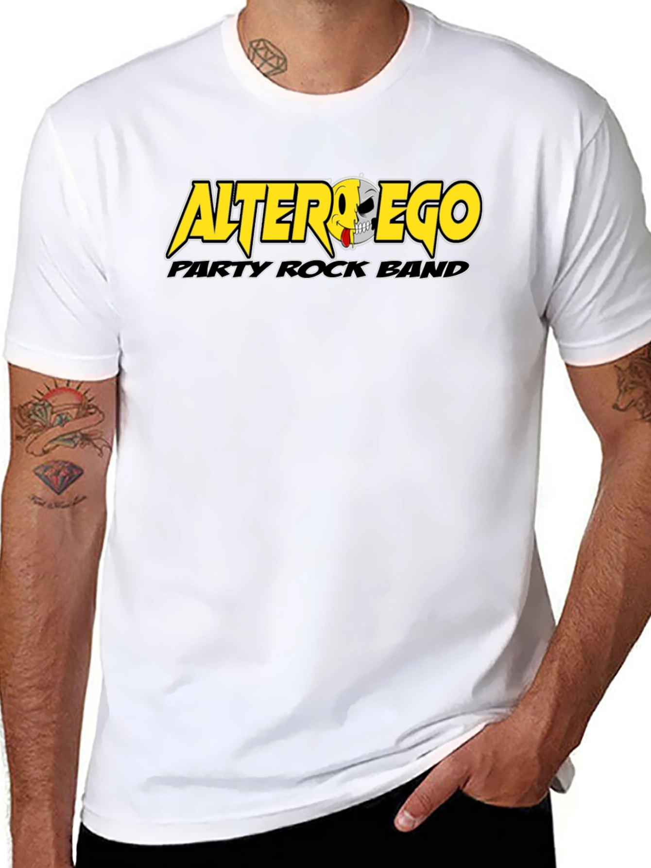 Alter Ego Party Rock Band Black T-Shirt