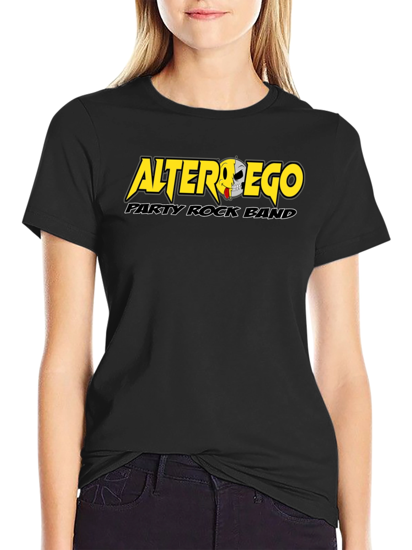 Alter Ego Party Rock Band Black T-Shirt