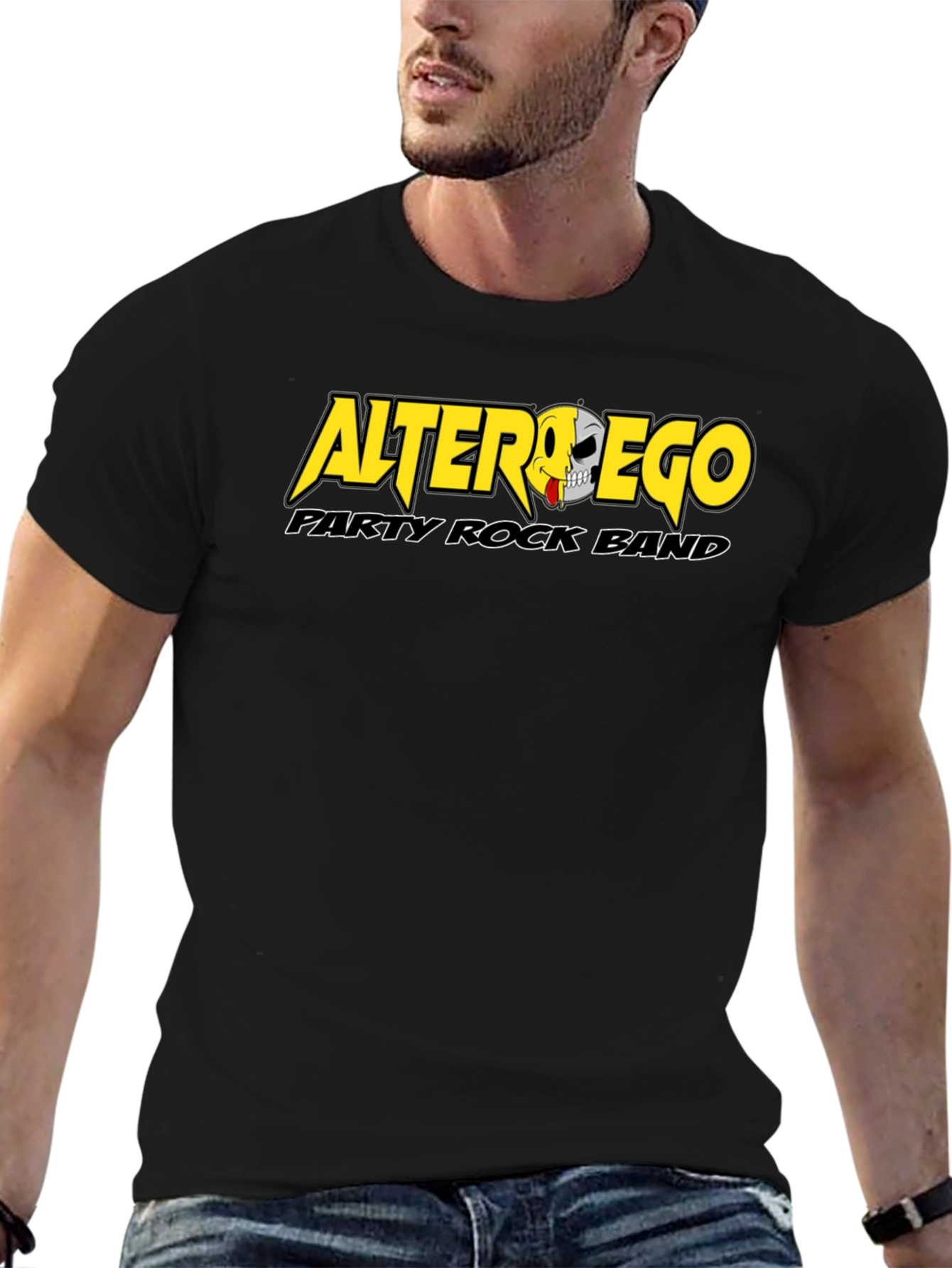 Alter Ego Party Rock Band Black T-Shirt