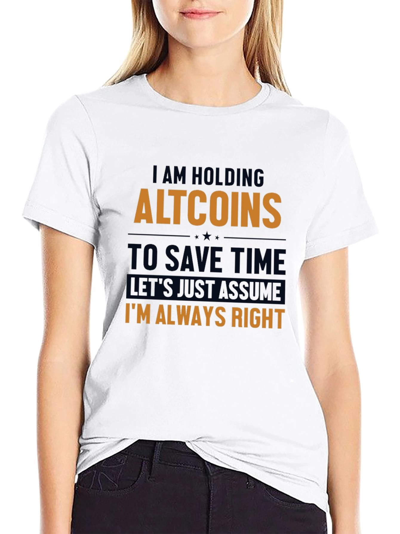 Altcoins T-Shirt - Im Always Right Crypto Tee
