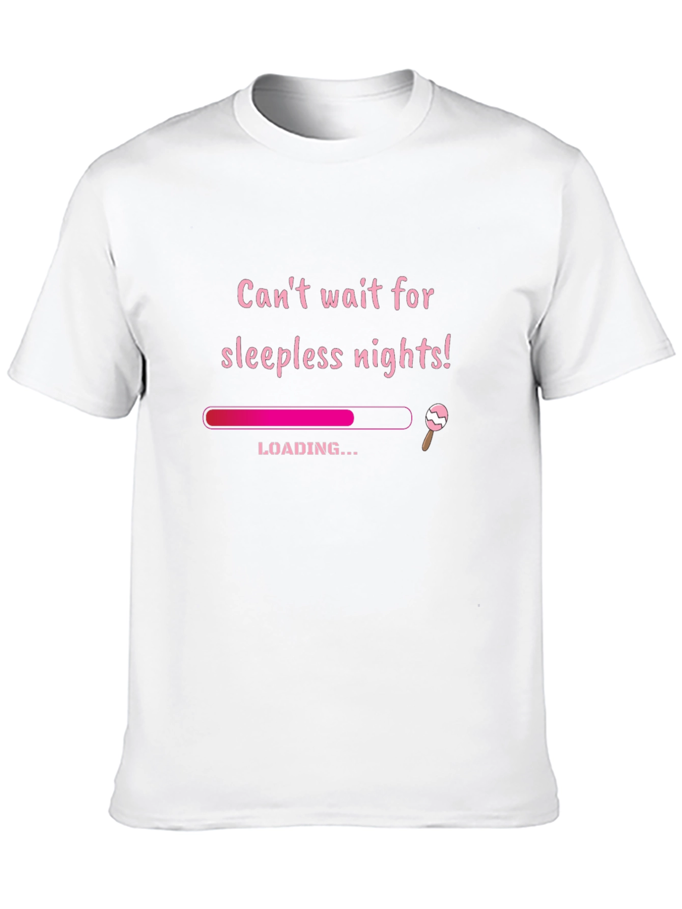 Sleepless Nights Loading Funny Graphic T-Shirt