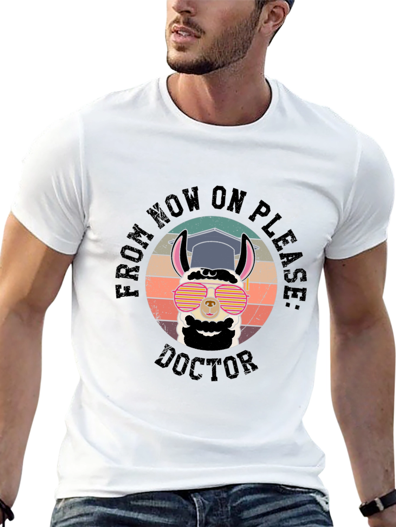 Doctor Llama Grad T-Shirt - Funny Graduation Gift