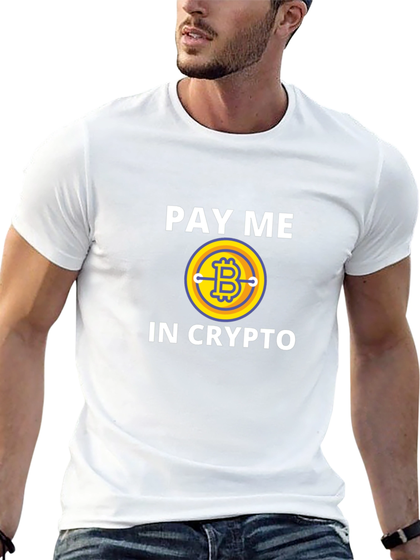 Pay Me In Crypto Bitcoin Graphic T-Shirt