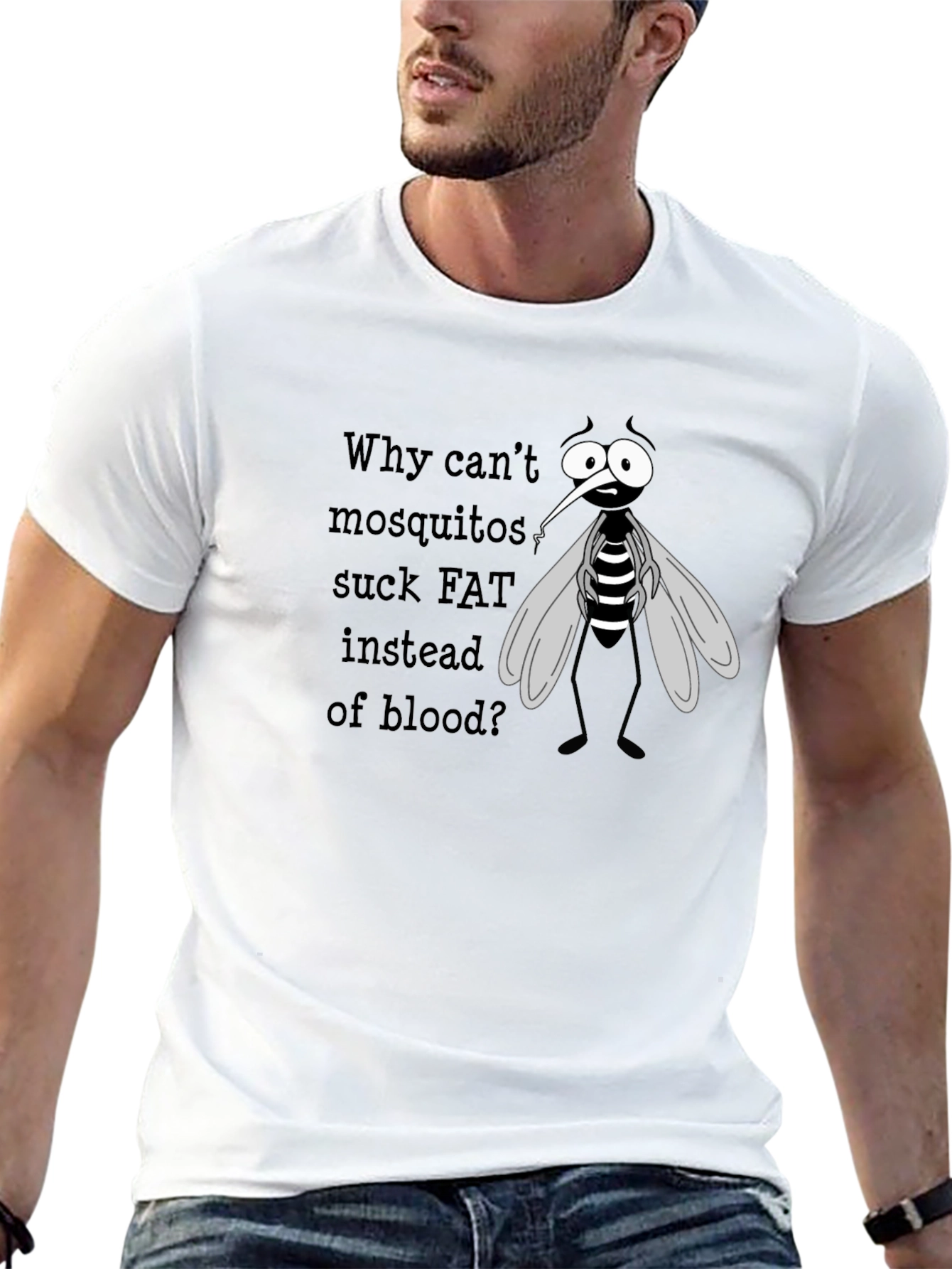 Mosquito Humor Graphic Tee