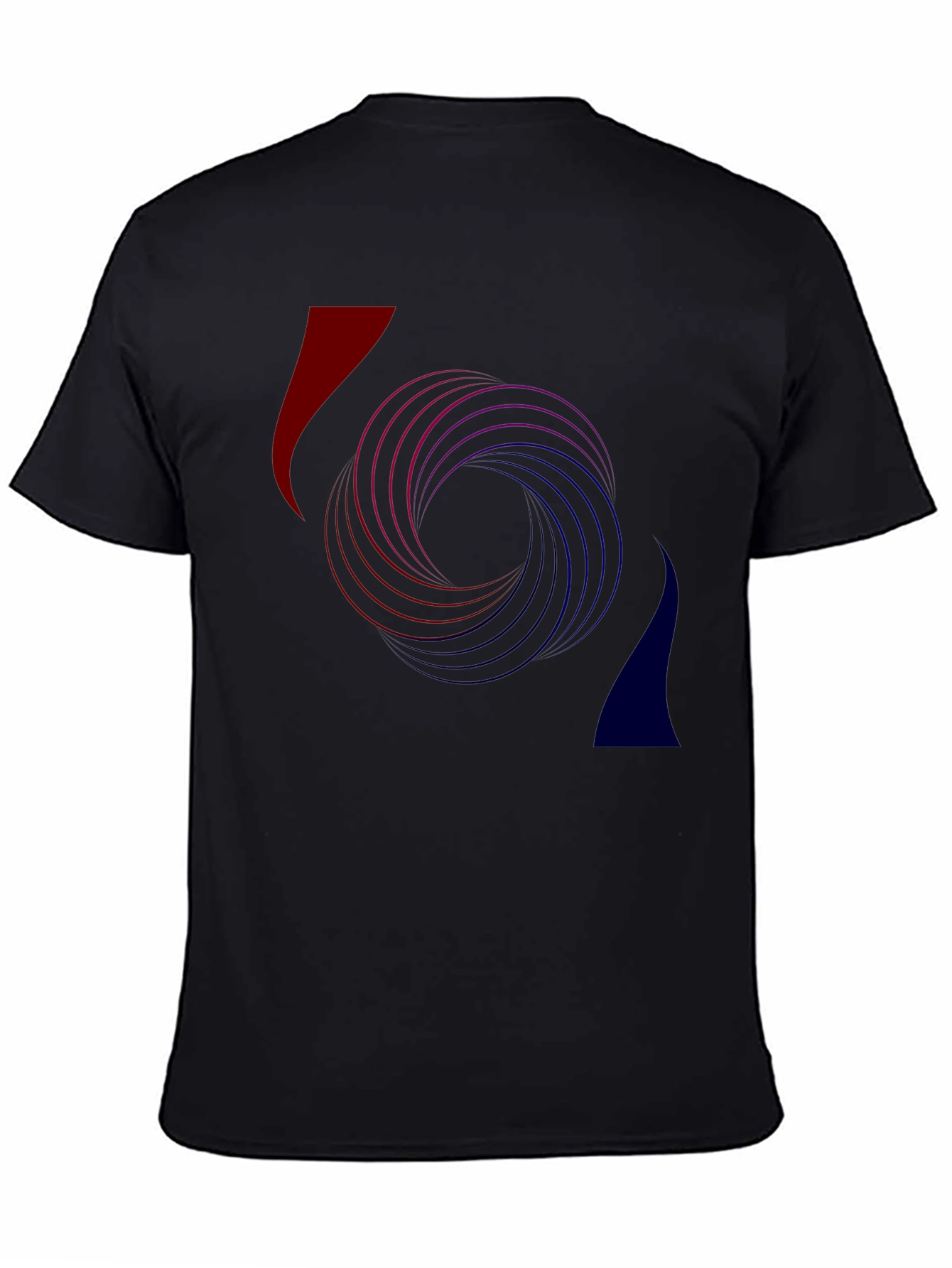 Abstract Swirl Graphic Tee - Modern Art T-Shirt