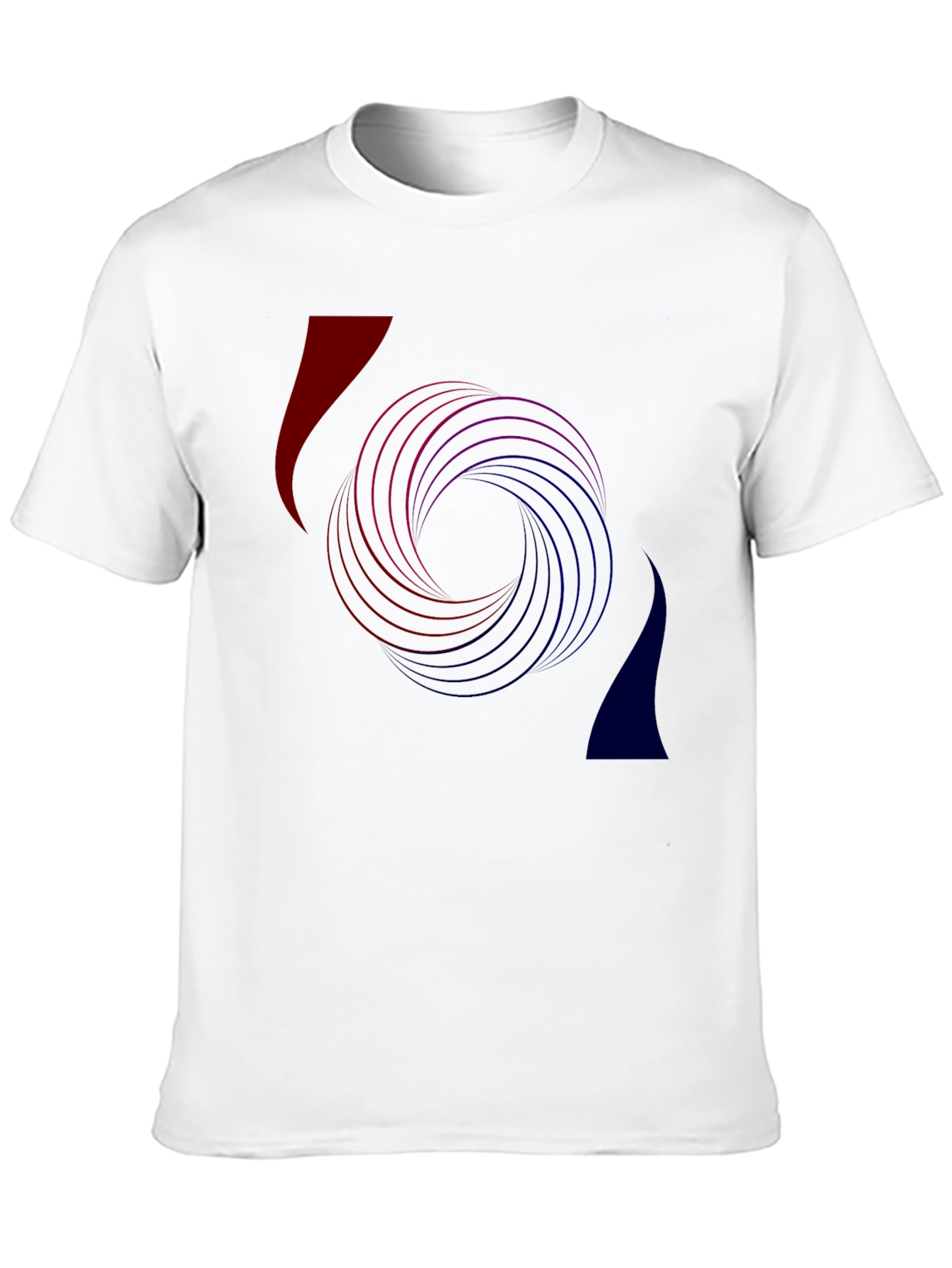 Abstract Swirl Graphic Tee - Modern Art T-Shirt