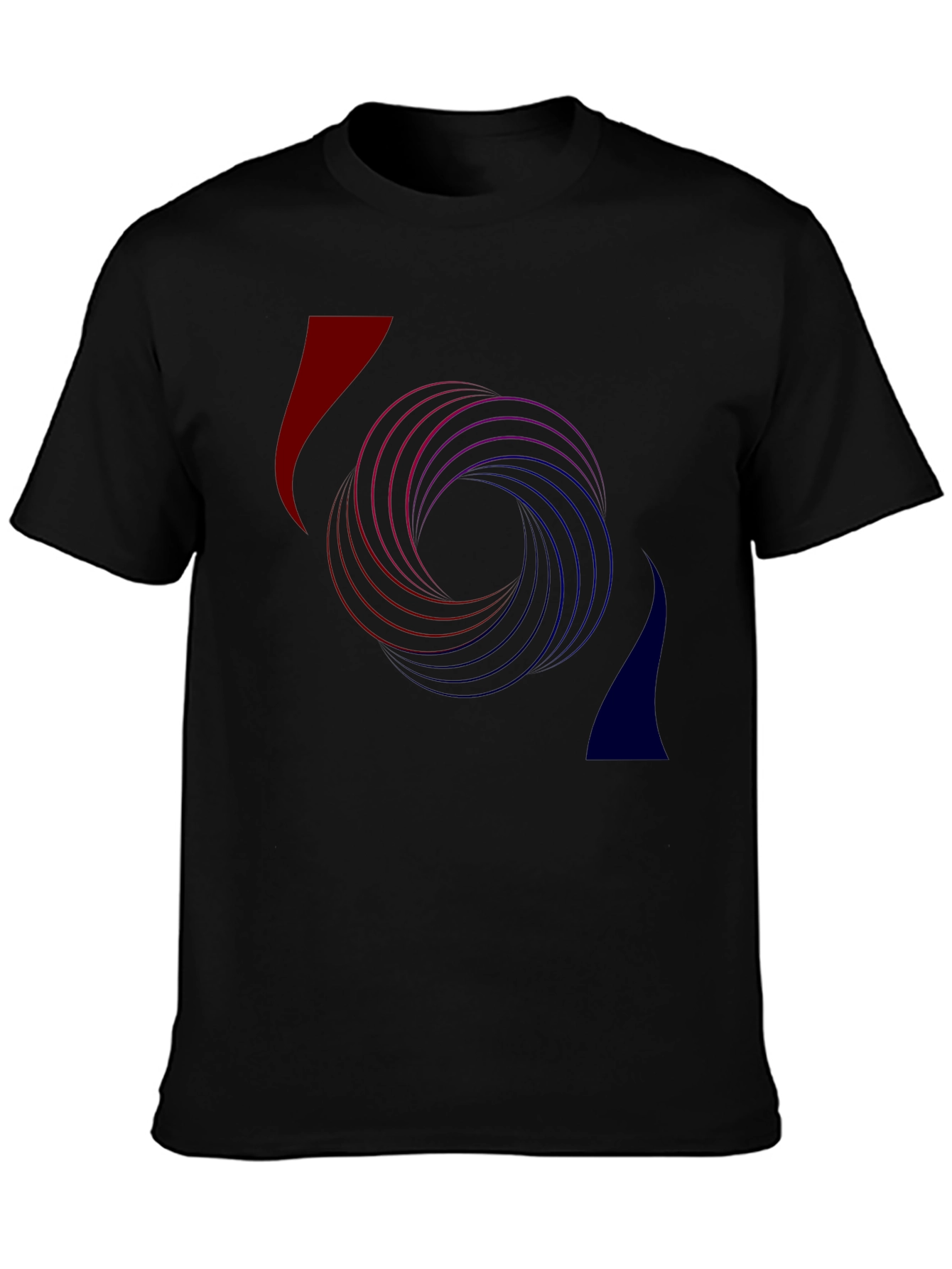 Abstract Swirl Graphic Tee - Modern Art T-Shirt