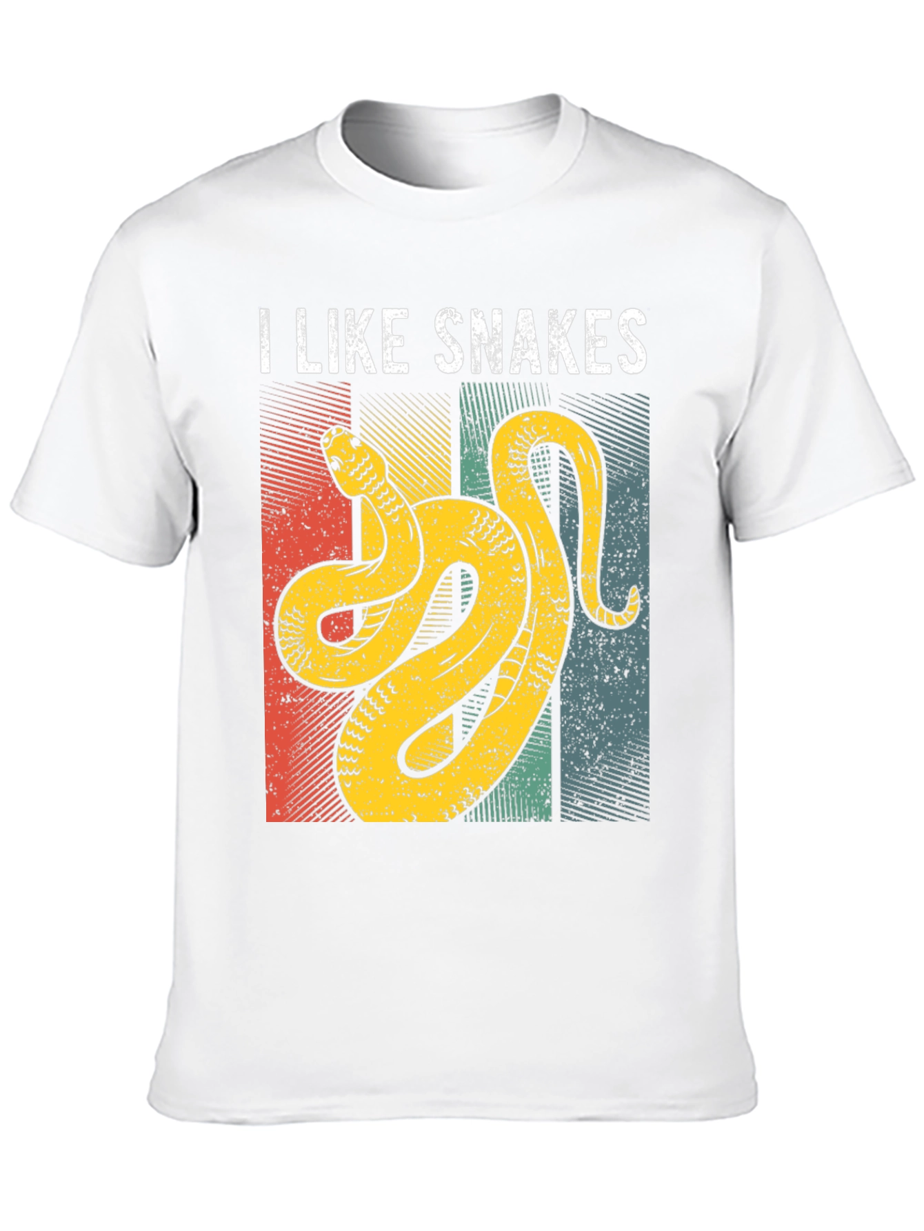 I Like Snakes T-Shirt Retro Graphic Design