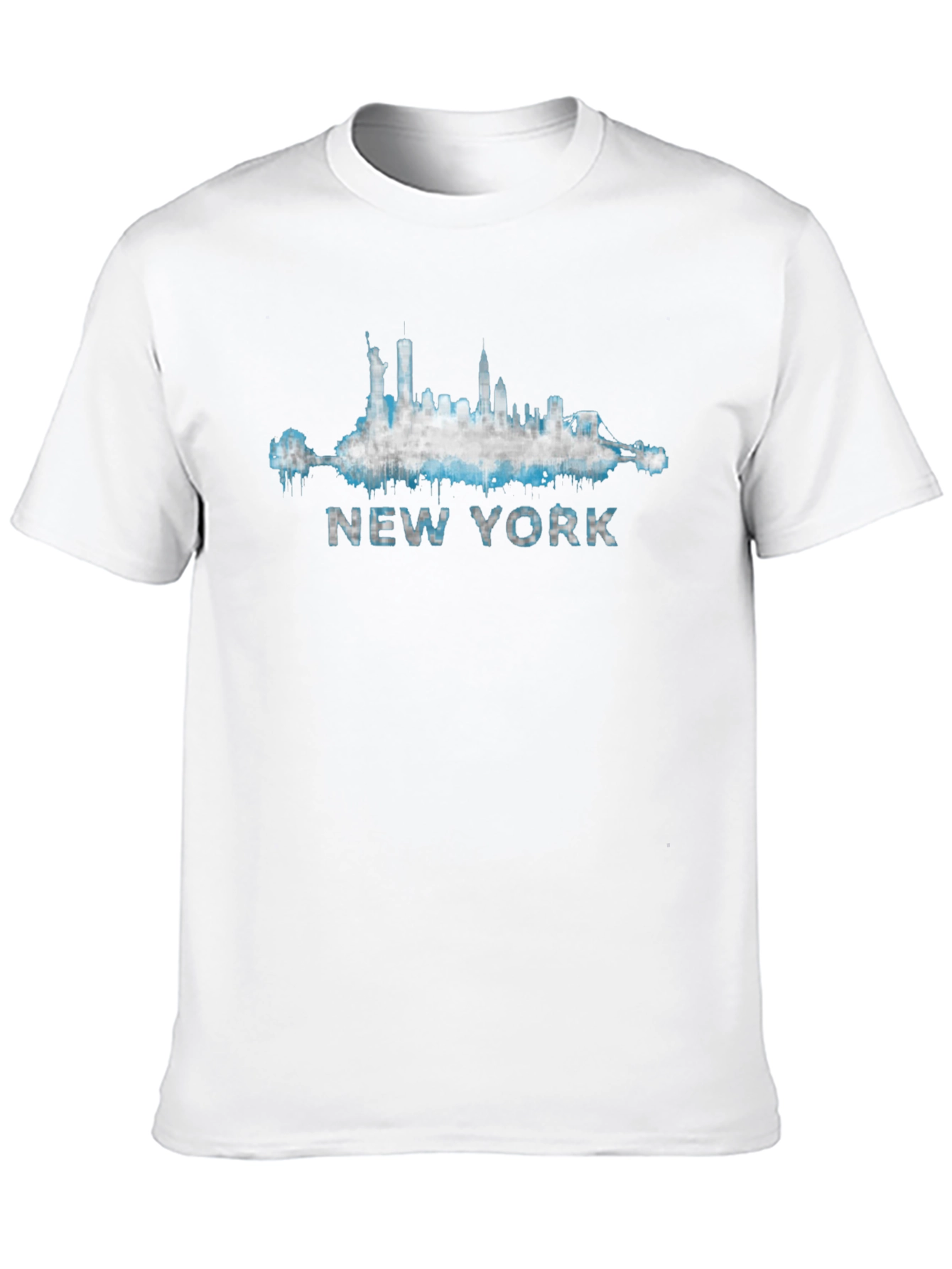 New York Skyline Mens Graphic T-Shirt