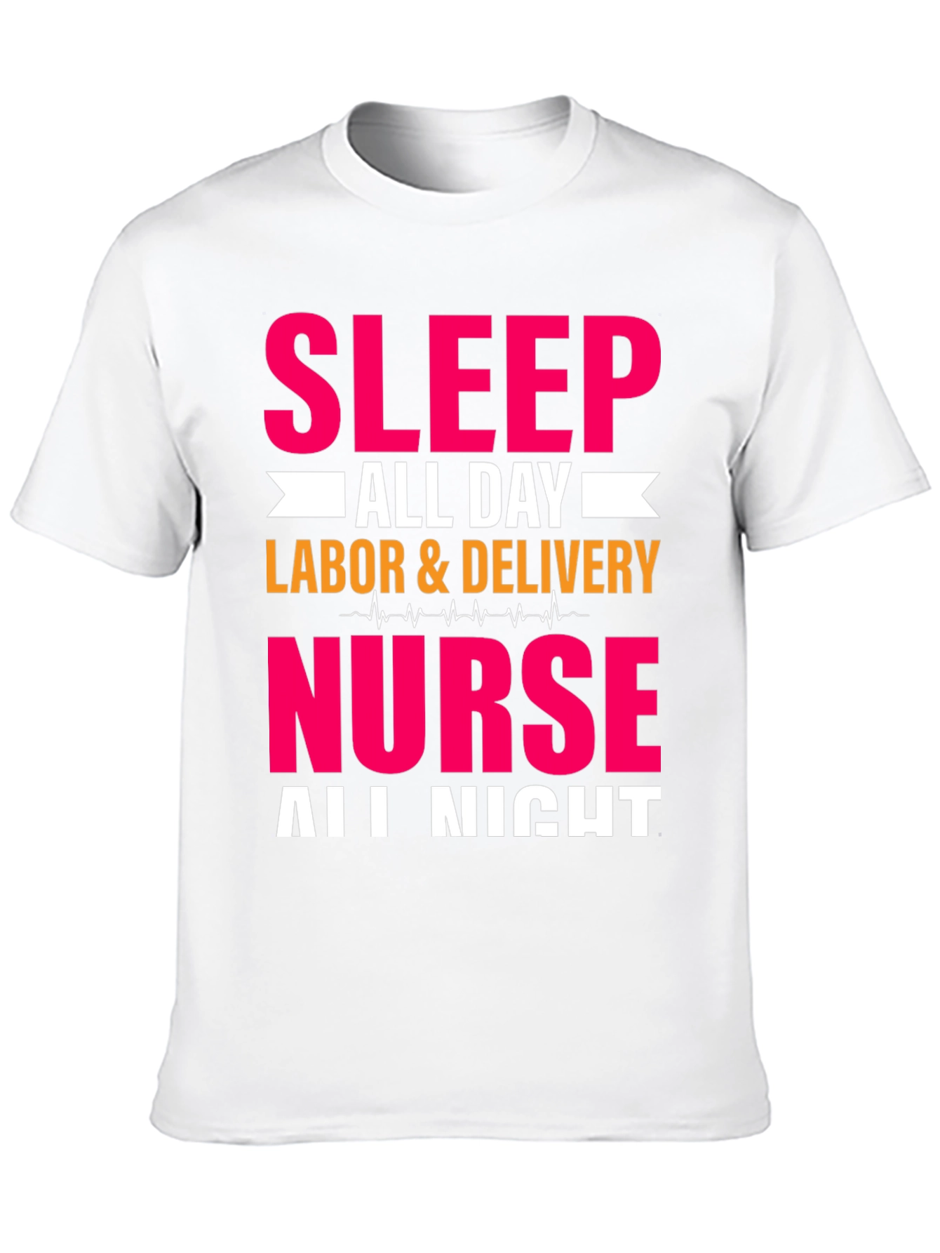 Sleep All Day Nurse T-Shirt