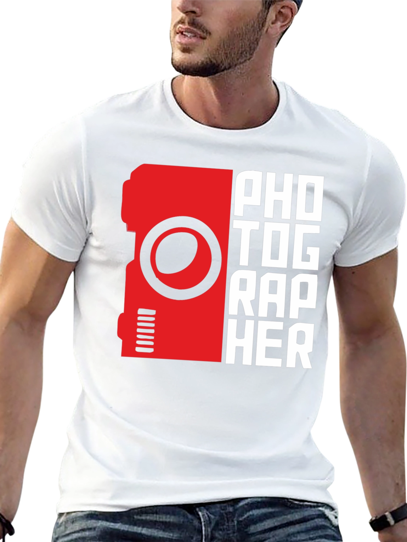 Photographer T-Shirt - Camera Design Graphic Tee