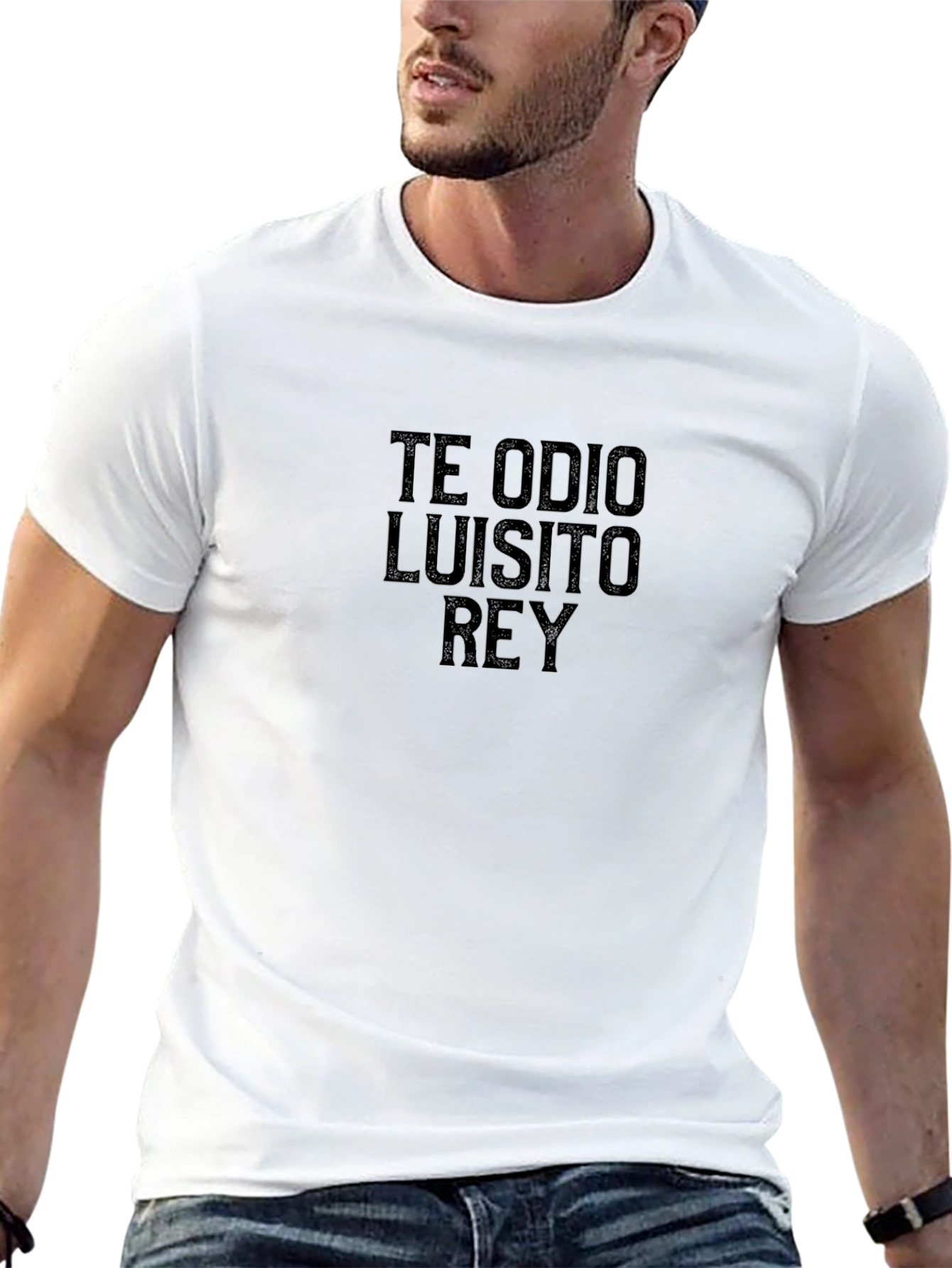 Te Odio Luisito Rey Black Tee