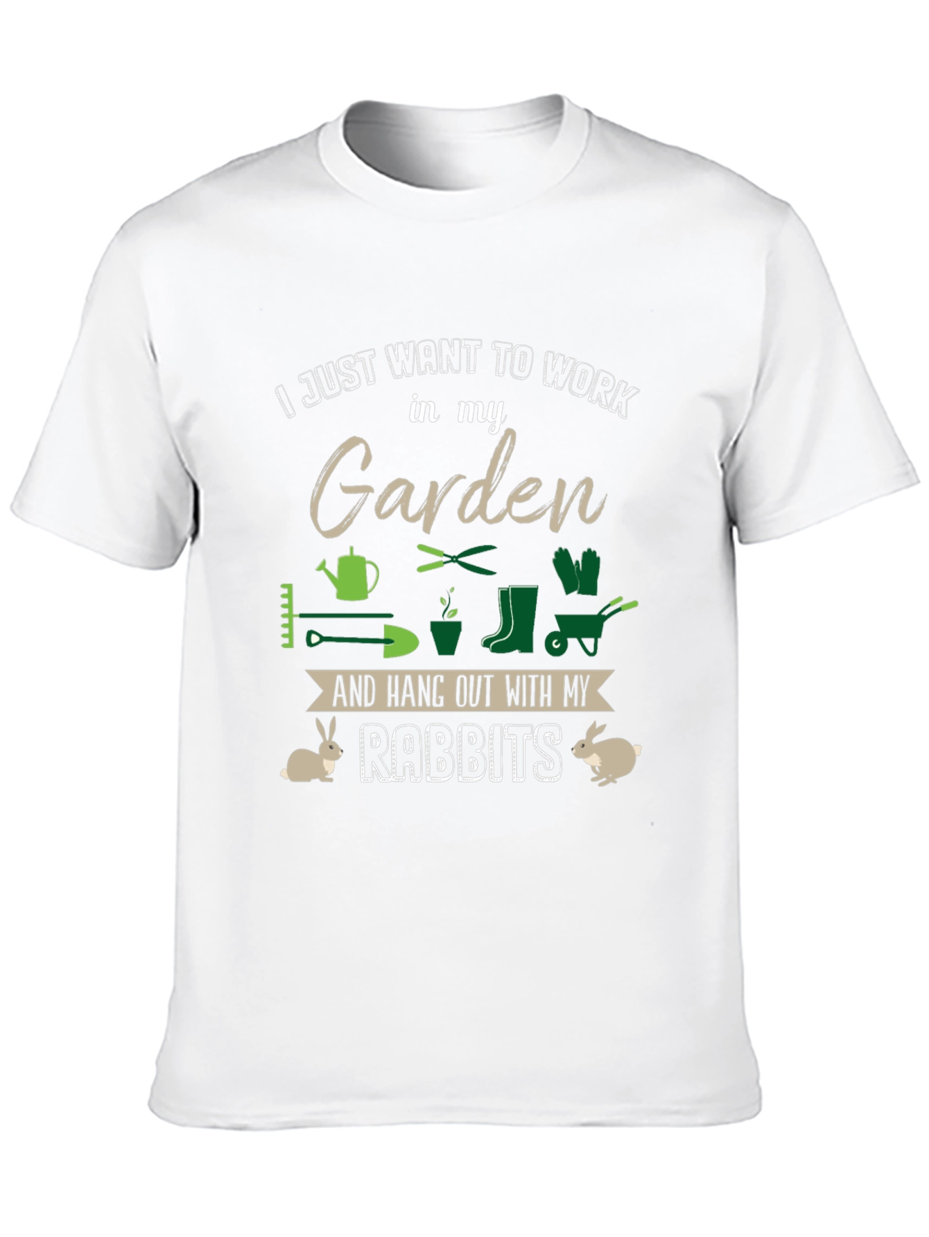 Gardening & Rabbit Lover T-Shirt